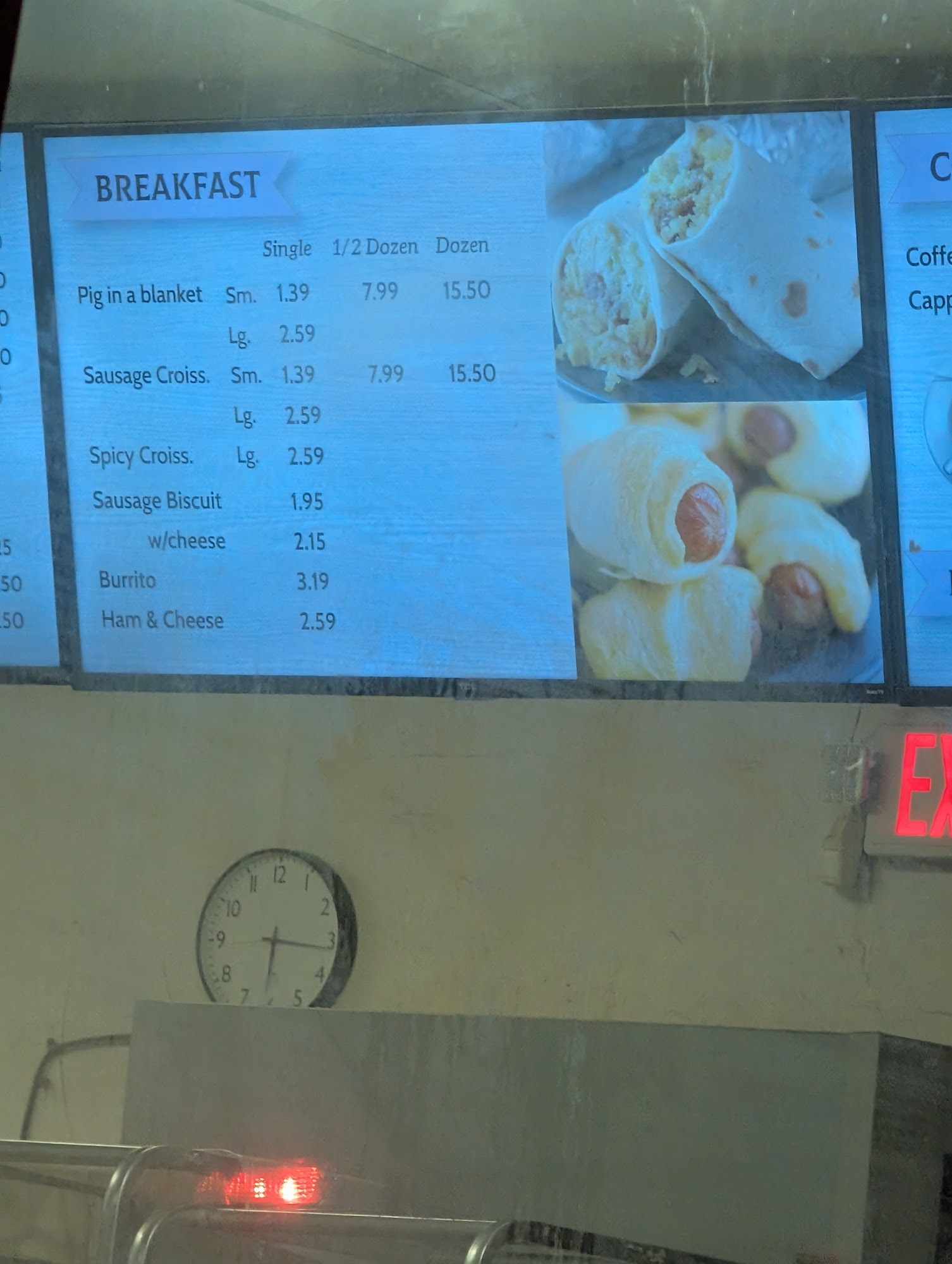 Donut Palace Menu