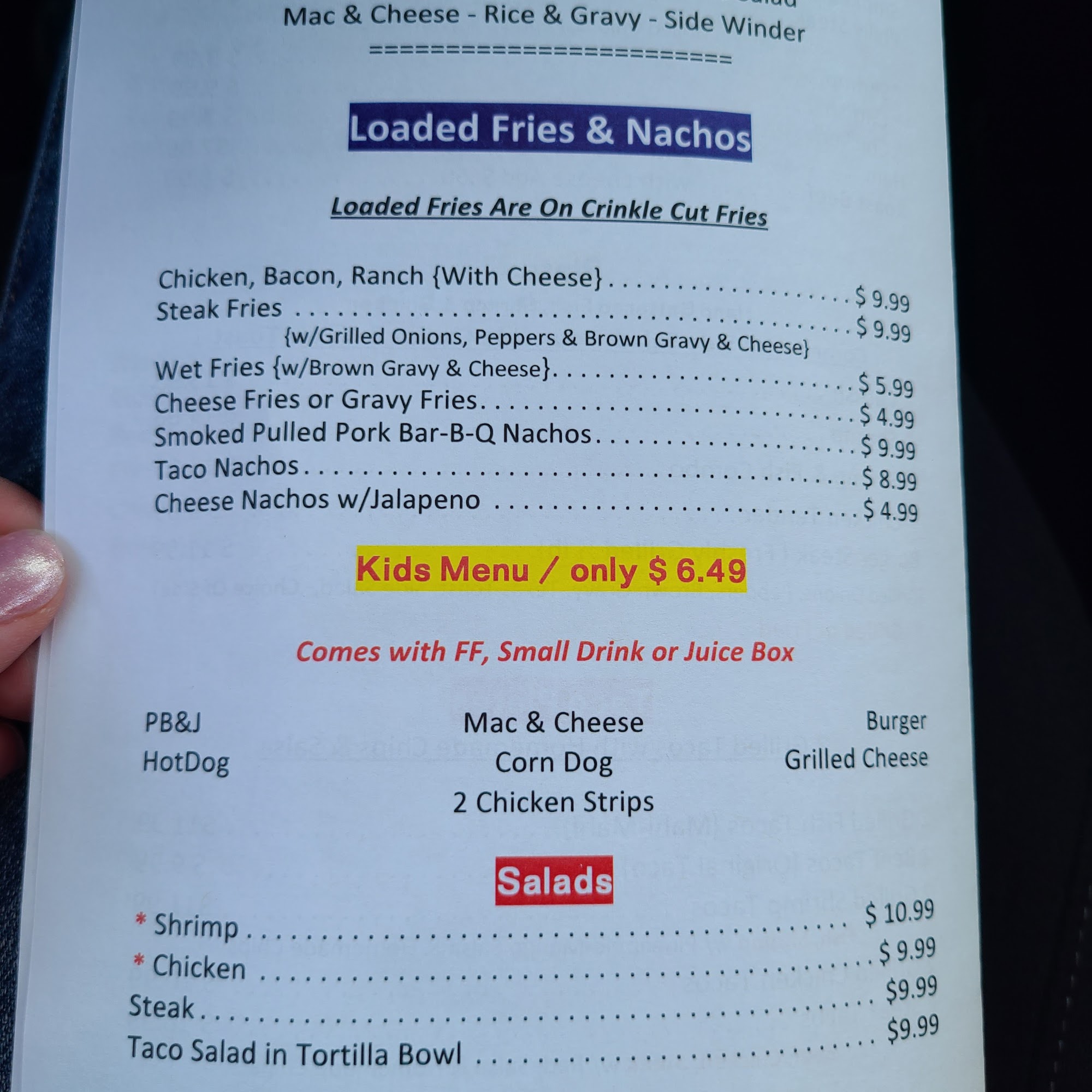 Bob’s Sandwich Shop on the boulevard Brookhaven