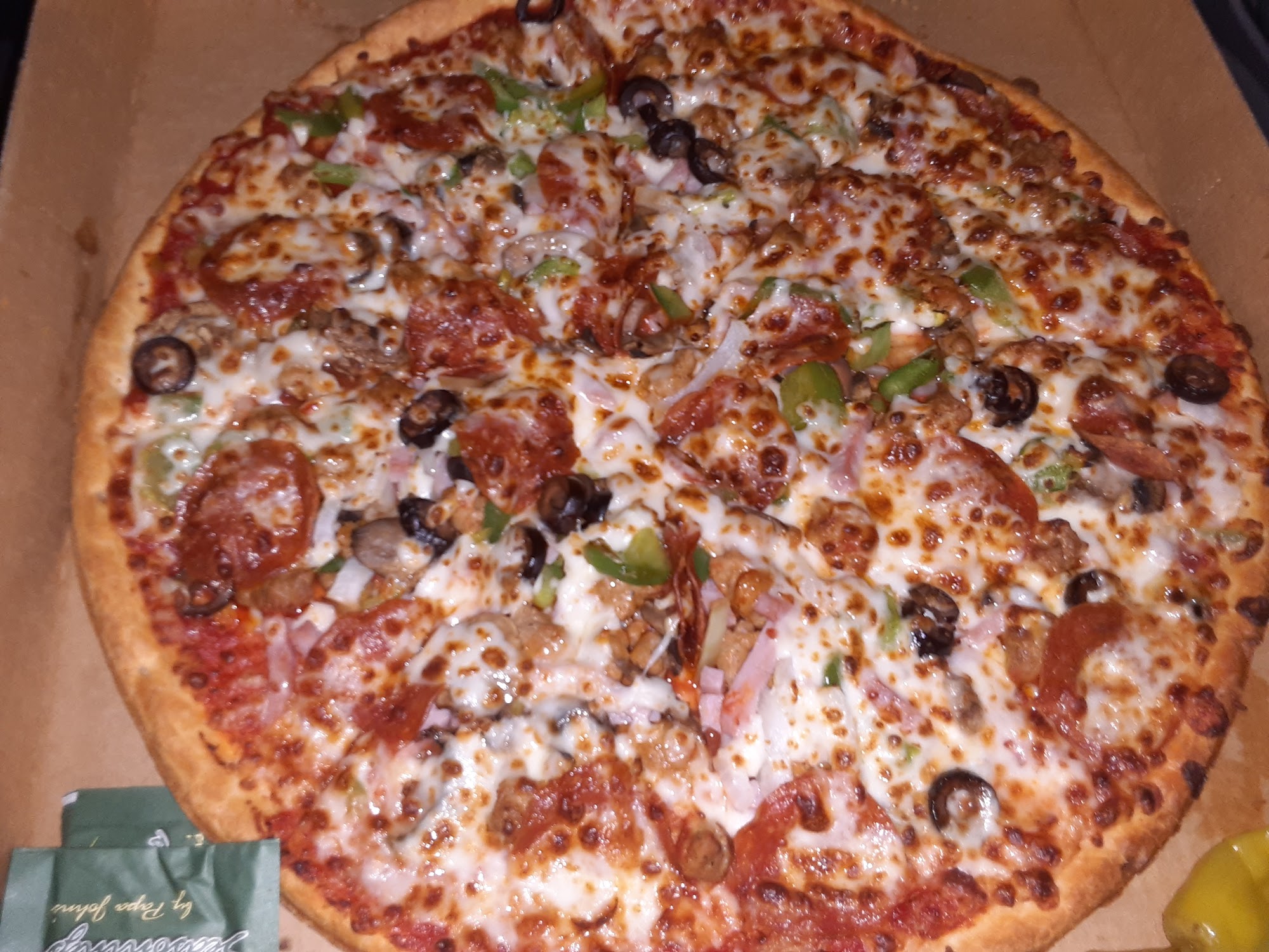 Papa Johns Pizza Menu