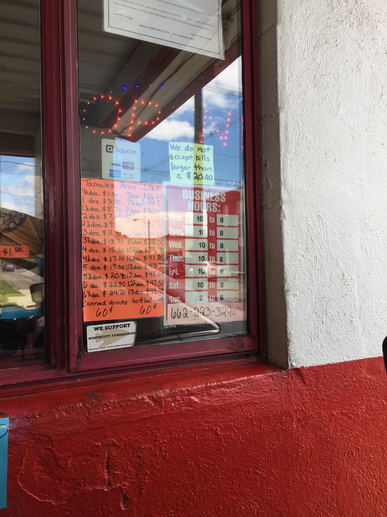 Dilworth's Tamale Shop Menu