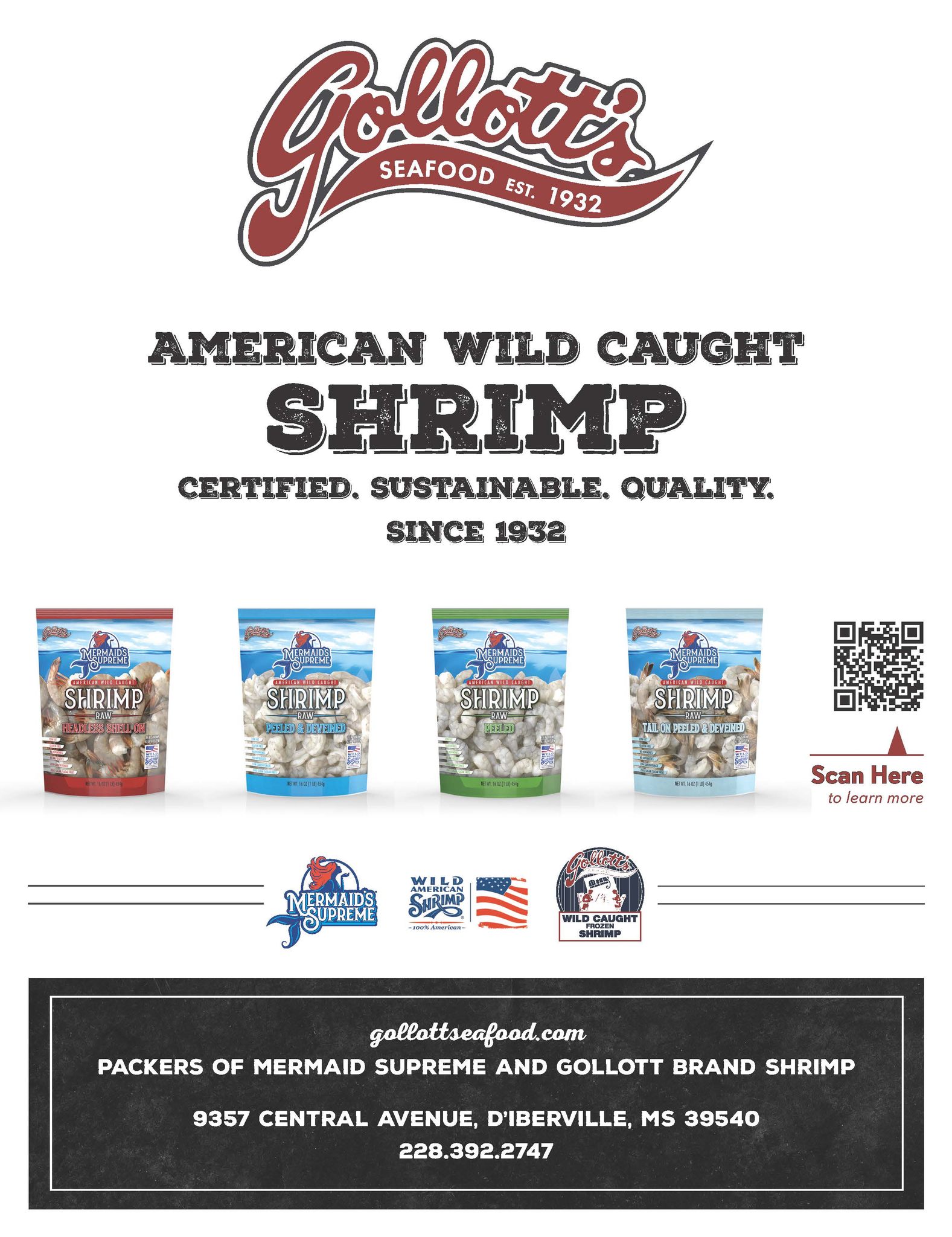 C F Gollott & Son Seafood Inc Menu