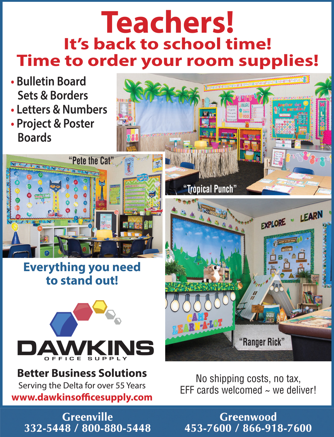 DAWKINS OFFICE SUPPLIES AND EQUIPMENT CO Greenwood MS Hours
