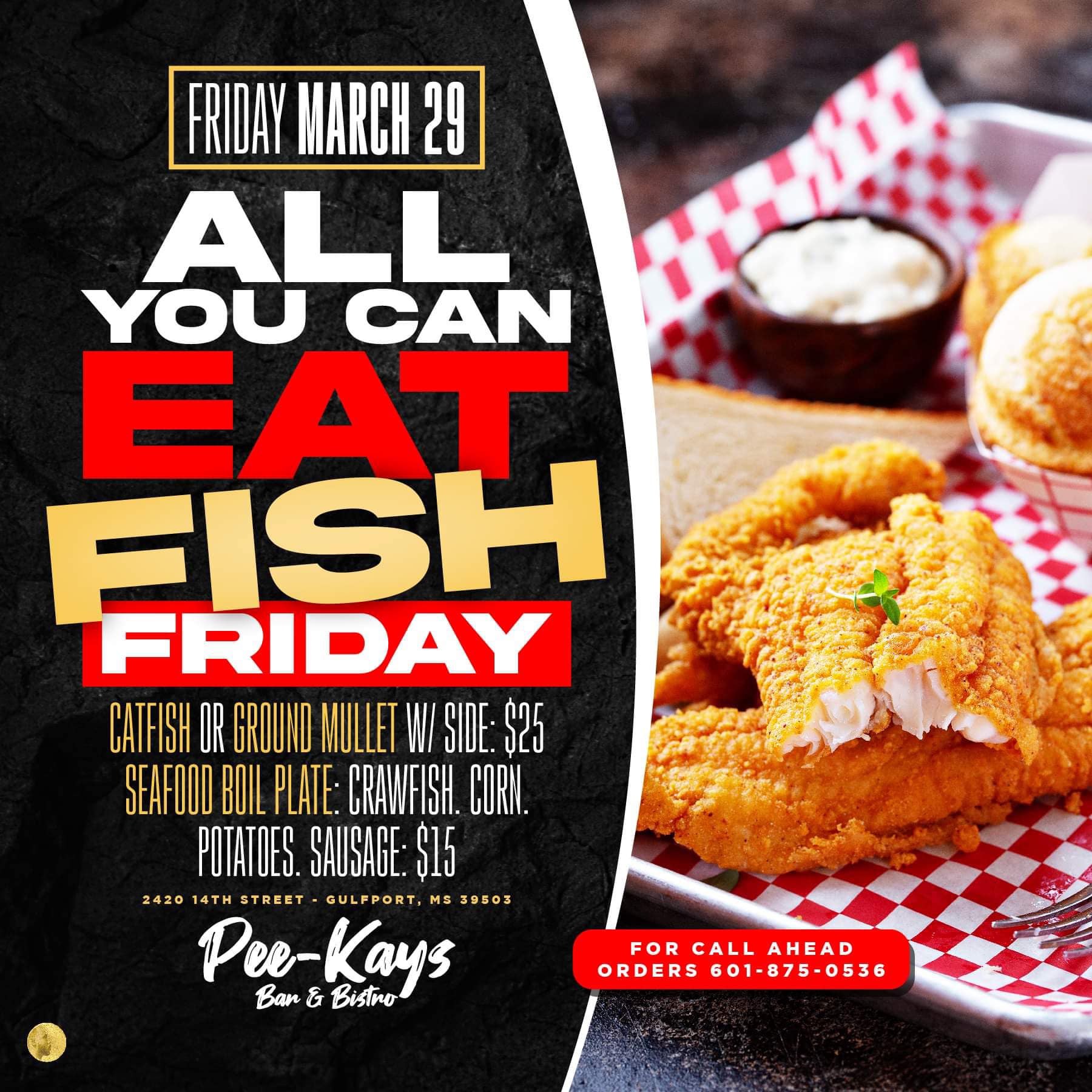 Pee-Kay's Bar & Bistro Menu