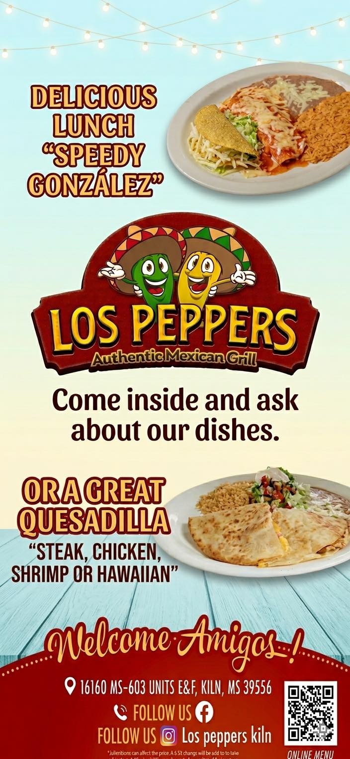 Los Peppers Mexican Restaurant Menu