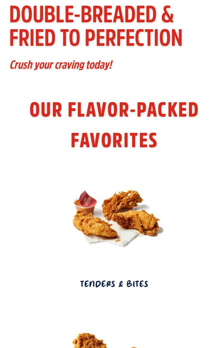 Chester's Chicken Menu