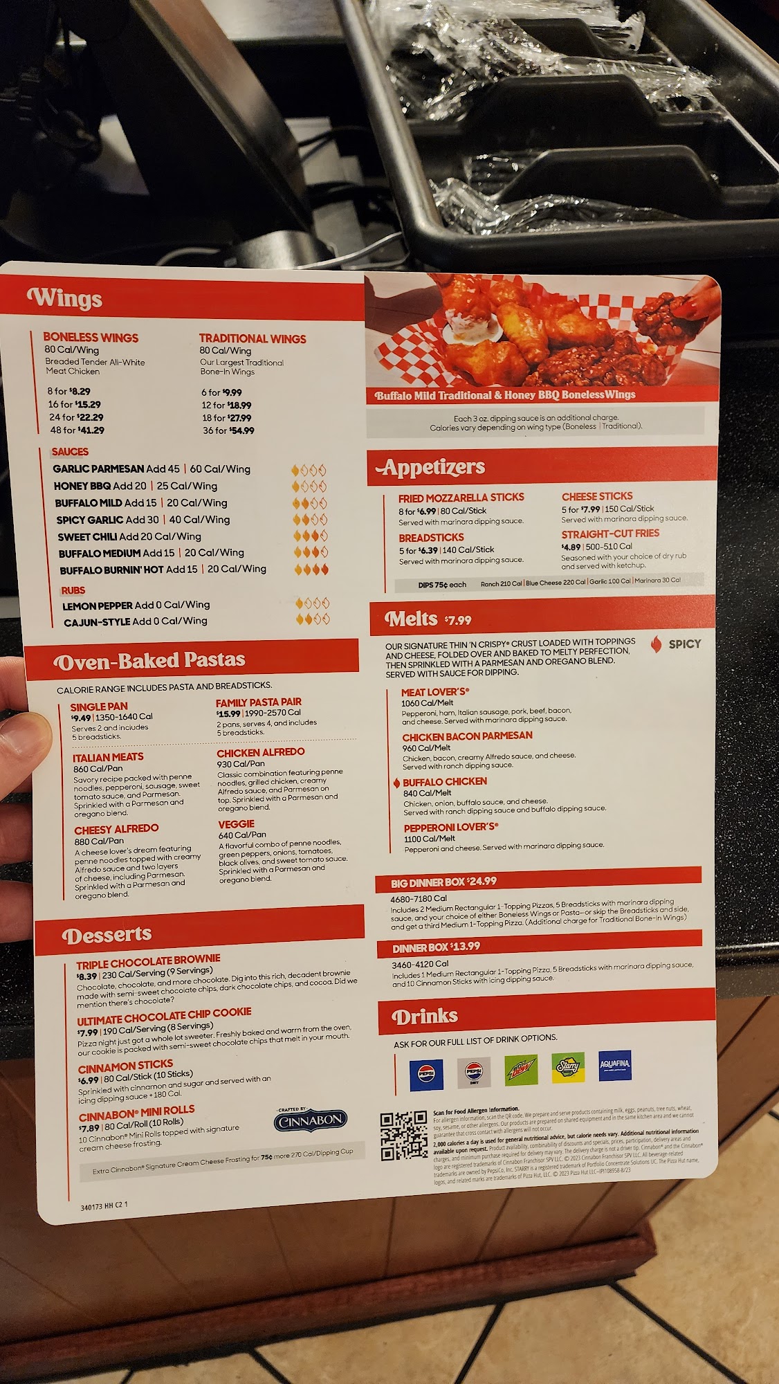 Pizza Hut Menu