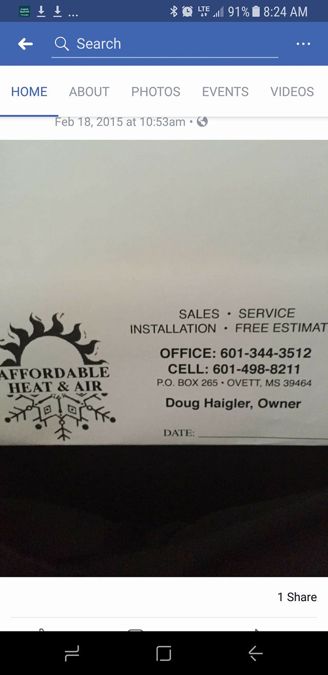 Affordable Heat and Air