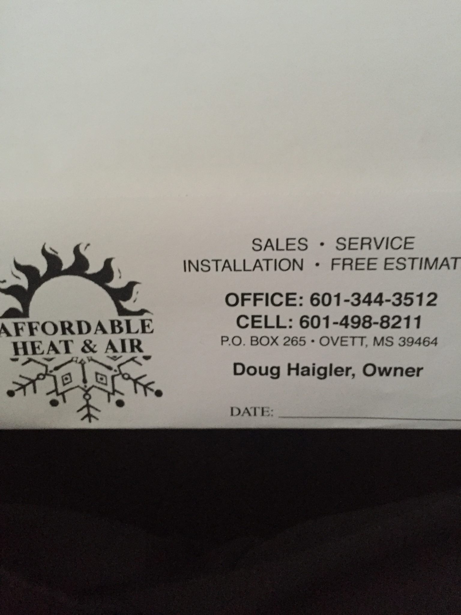 Affordable Heat and Air