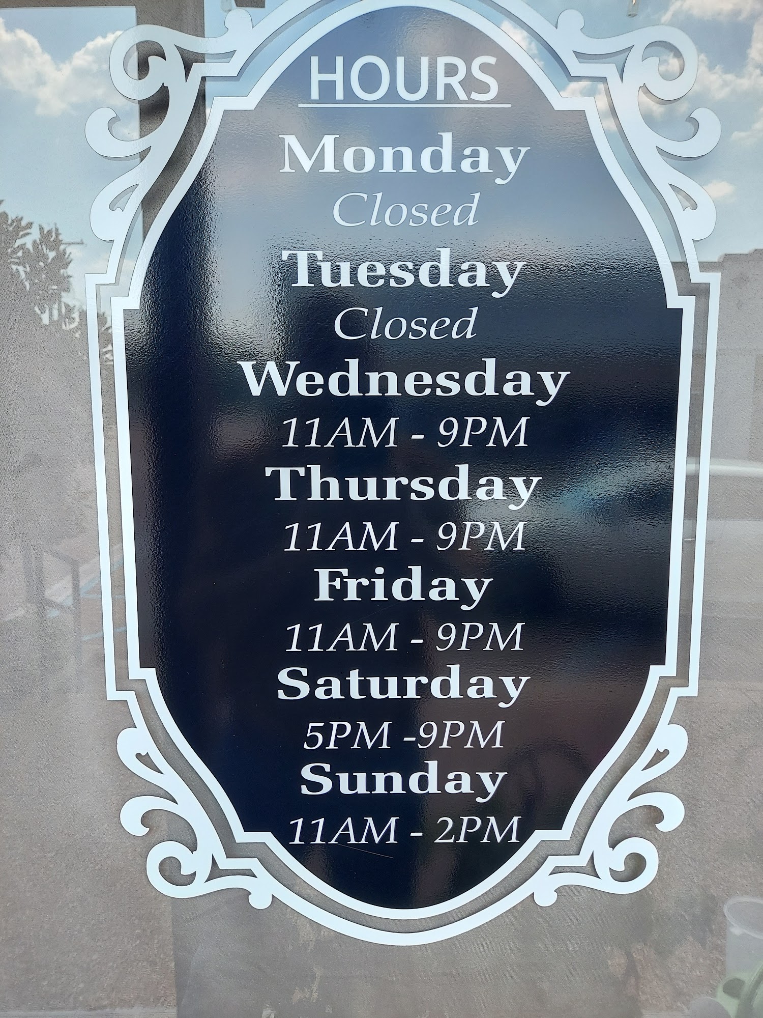 The Vault Eatery And Drinkery Menu
