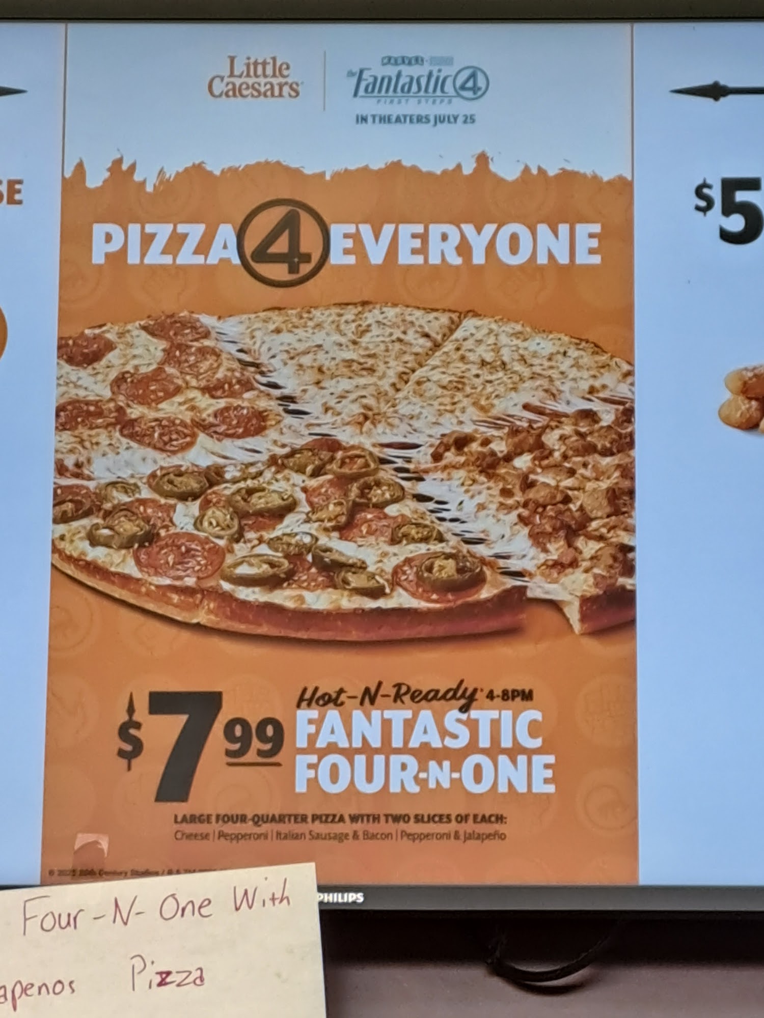 Little Caesars Pizza Menu