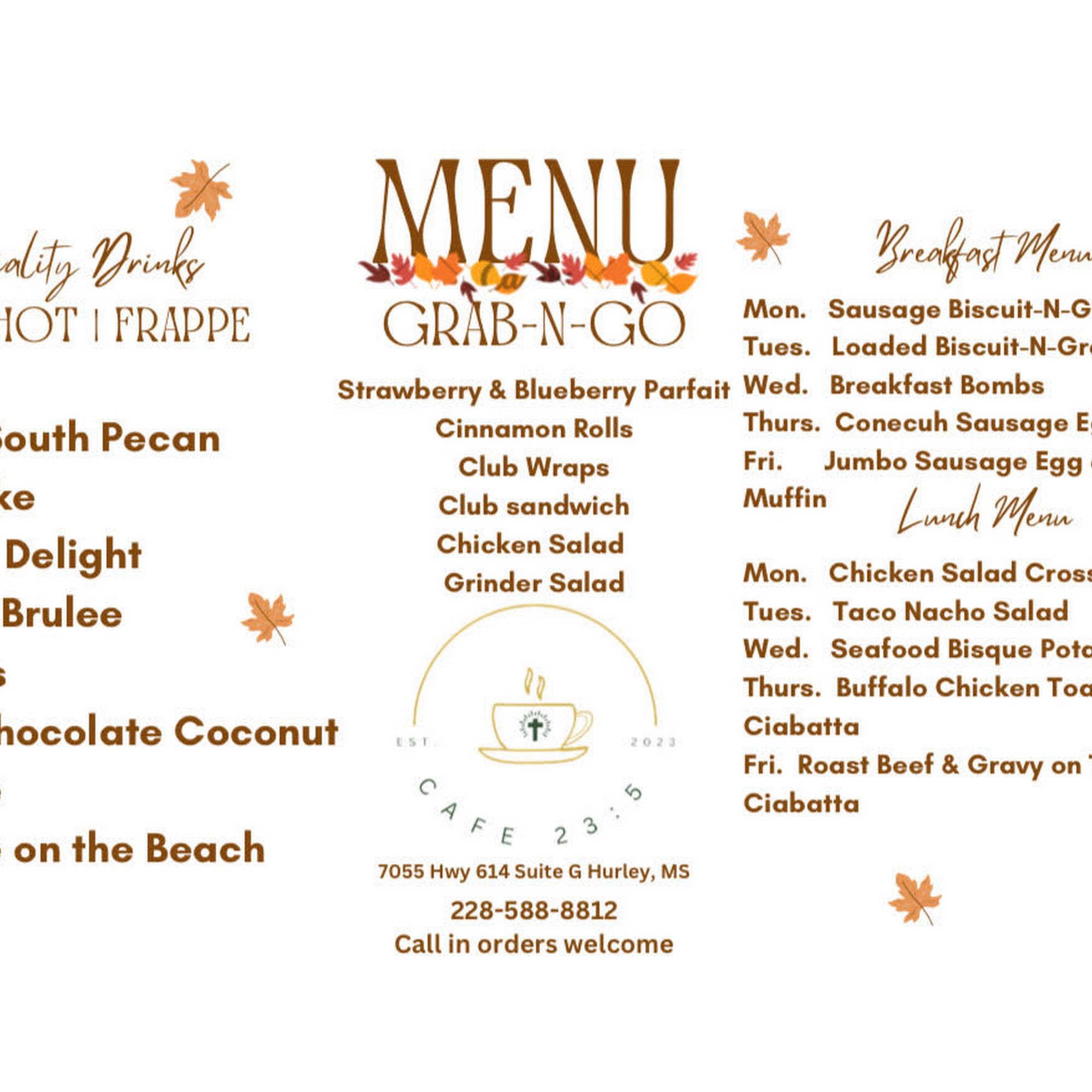 Cafe 23:5 My Cup Runneth Over