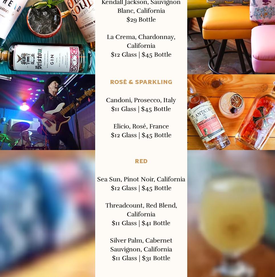 Lost Spring Brewing Company Menu