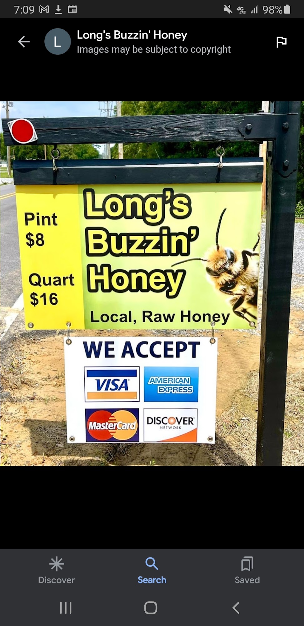 Long's Buzzin' Honey Ocean Springs