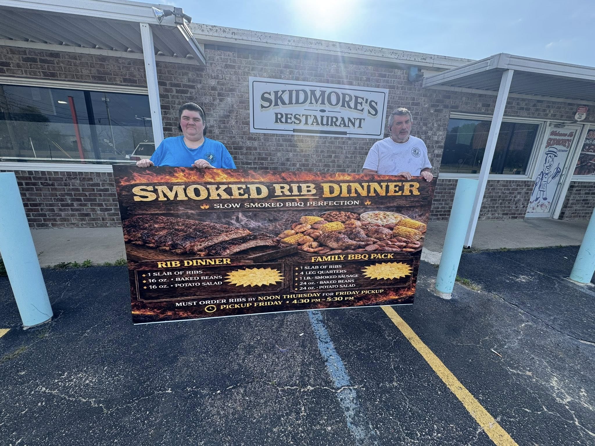 Skidmore's Restaurant Menu