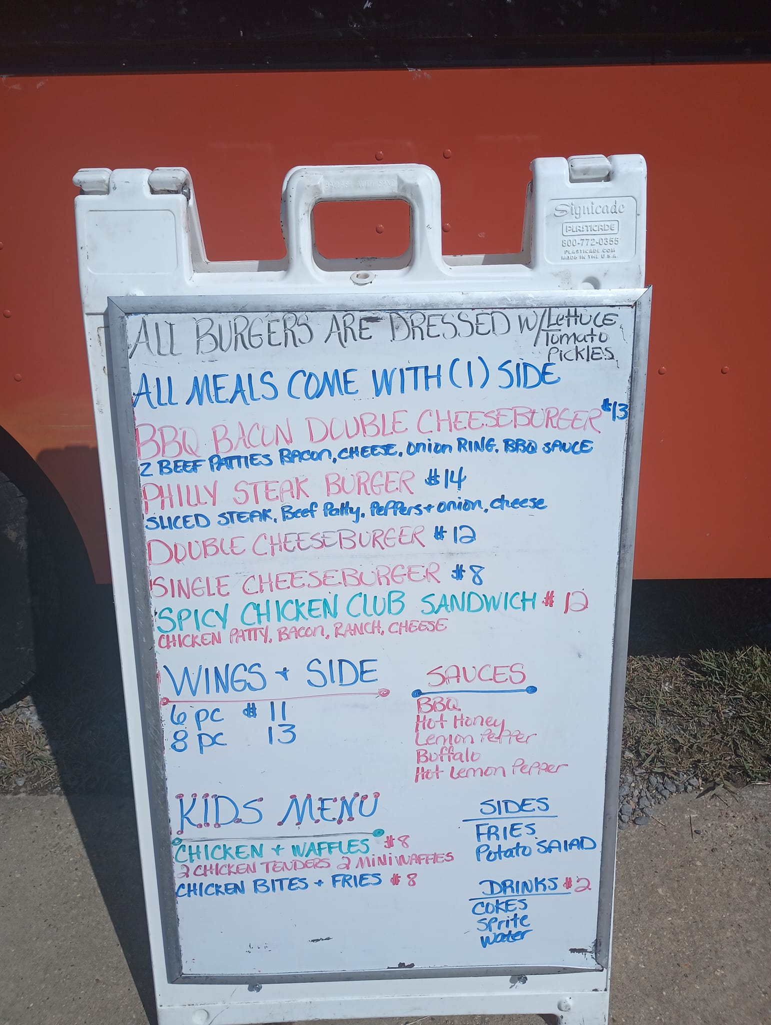 The Grub Spot Menu