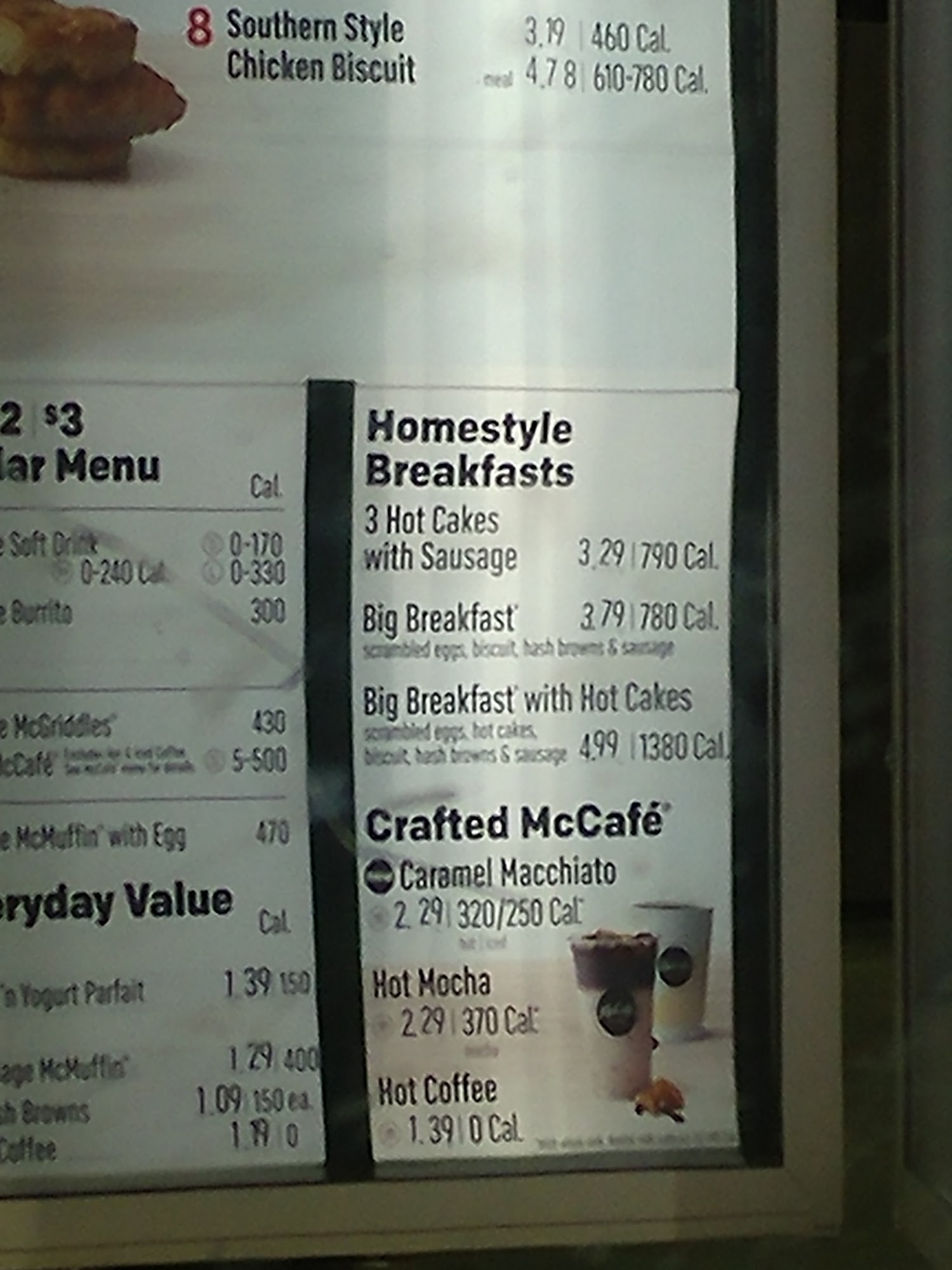 McDonald's Menu