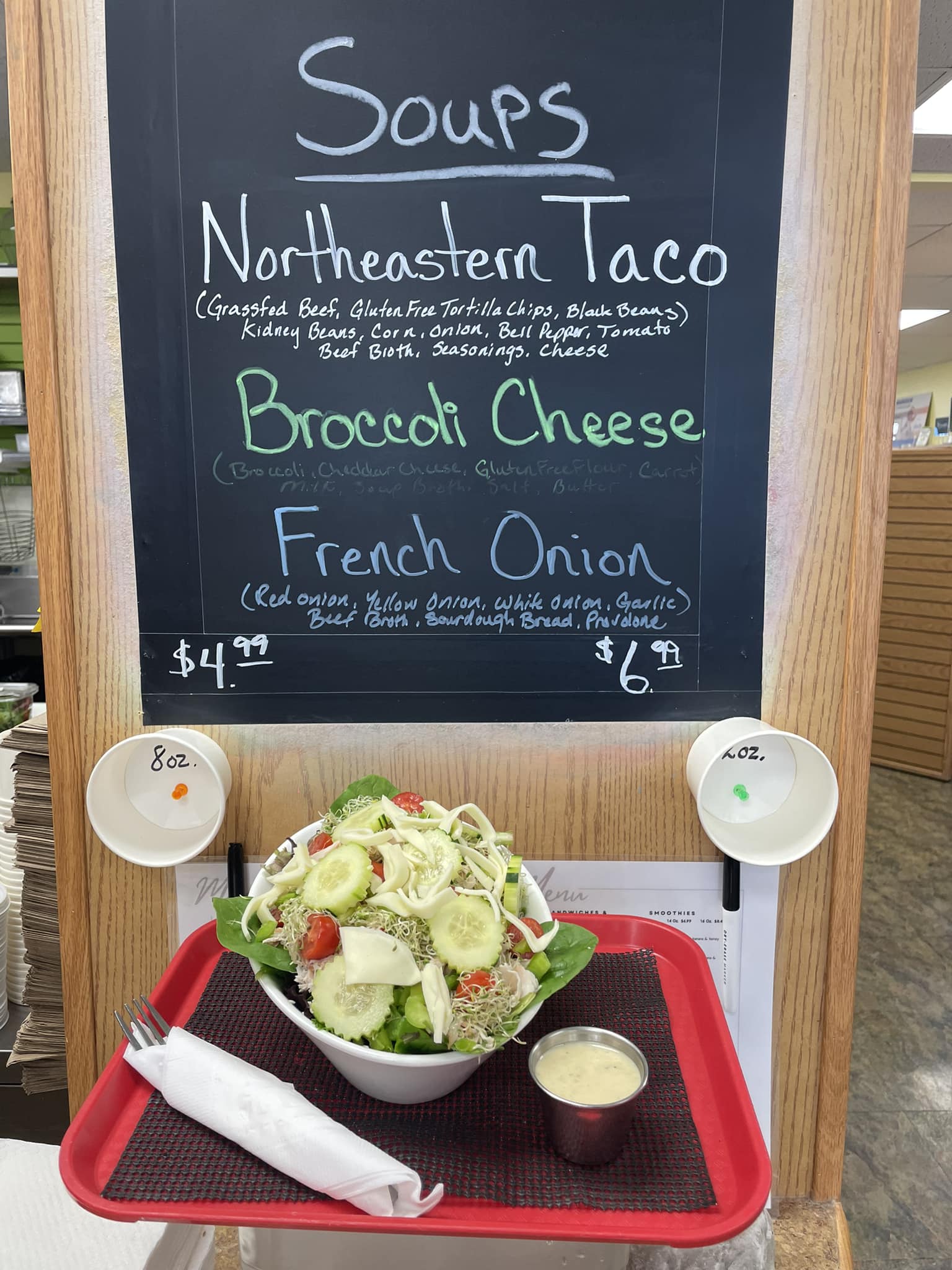 Mary's Health Foods Menu