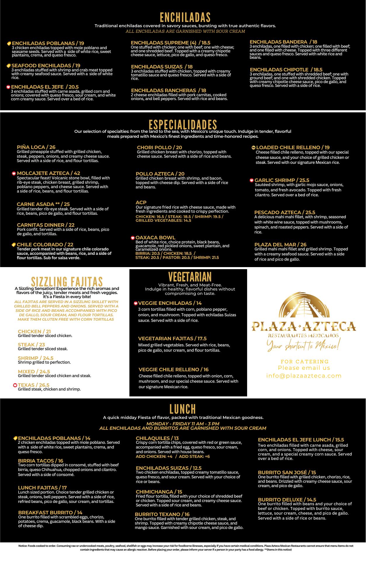 Wildrye Distilling Menu