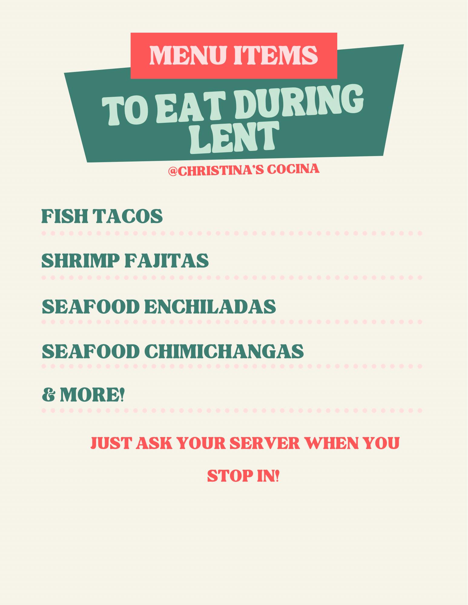 McGrath’s Pub Menu