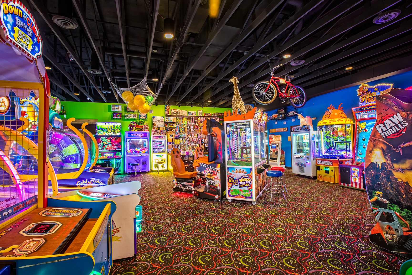 Pizza Ranch FunZone Arcade Menu