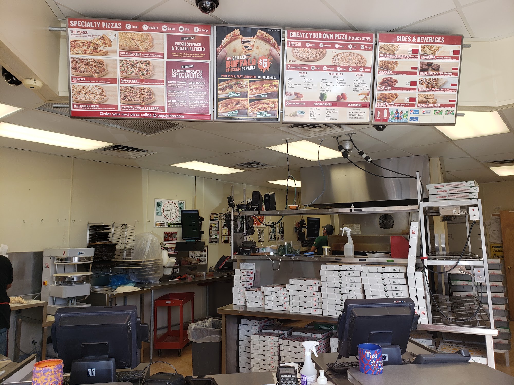 Papa Johns Pizza Menu