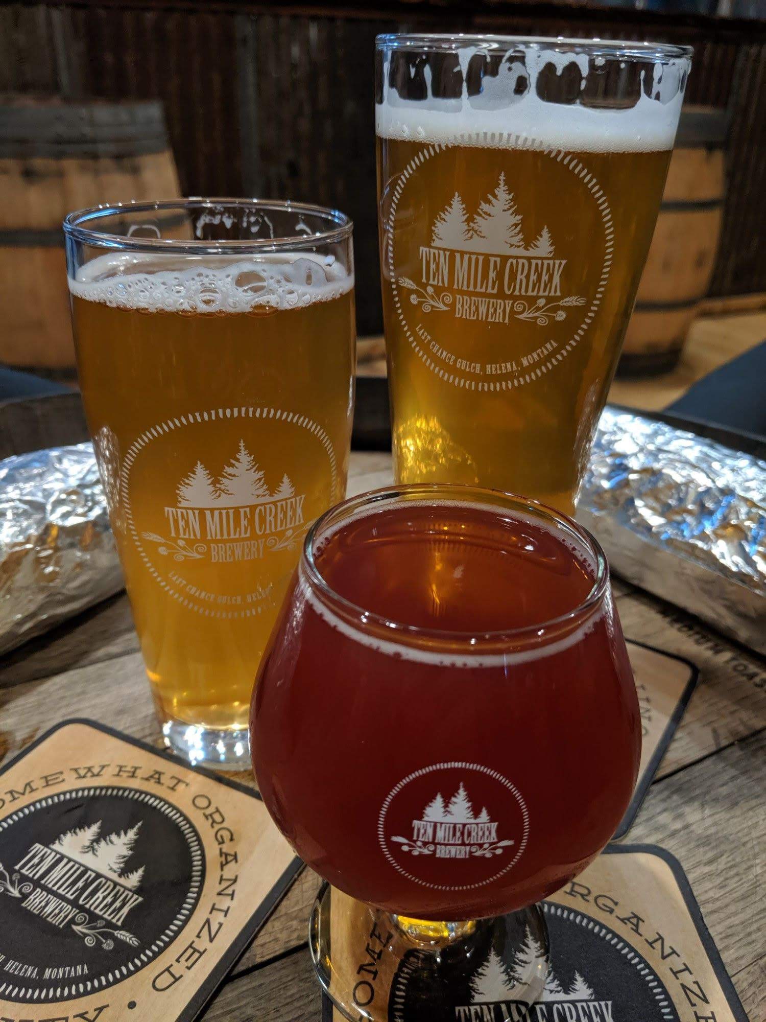 Ten Mile Creek Brewery Menu