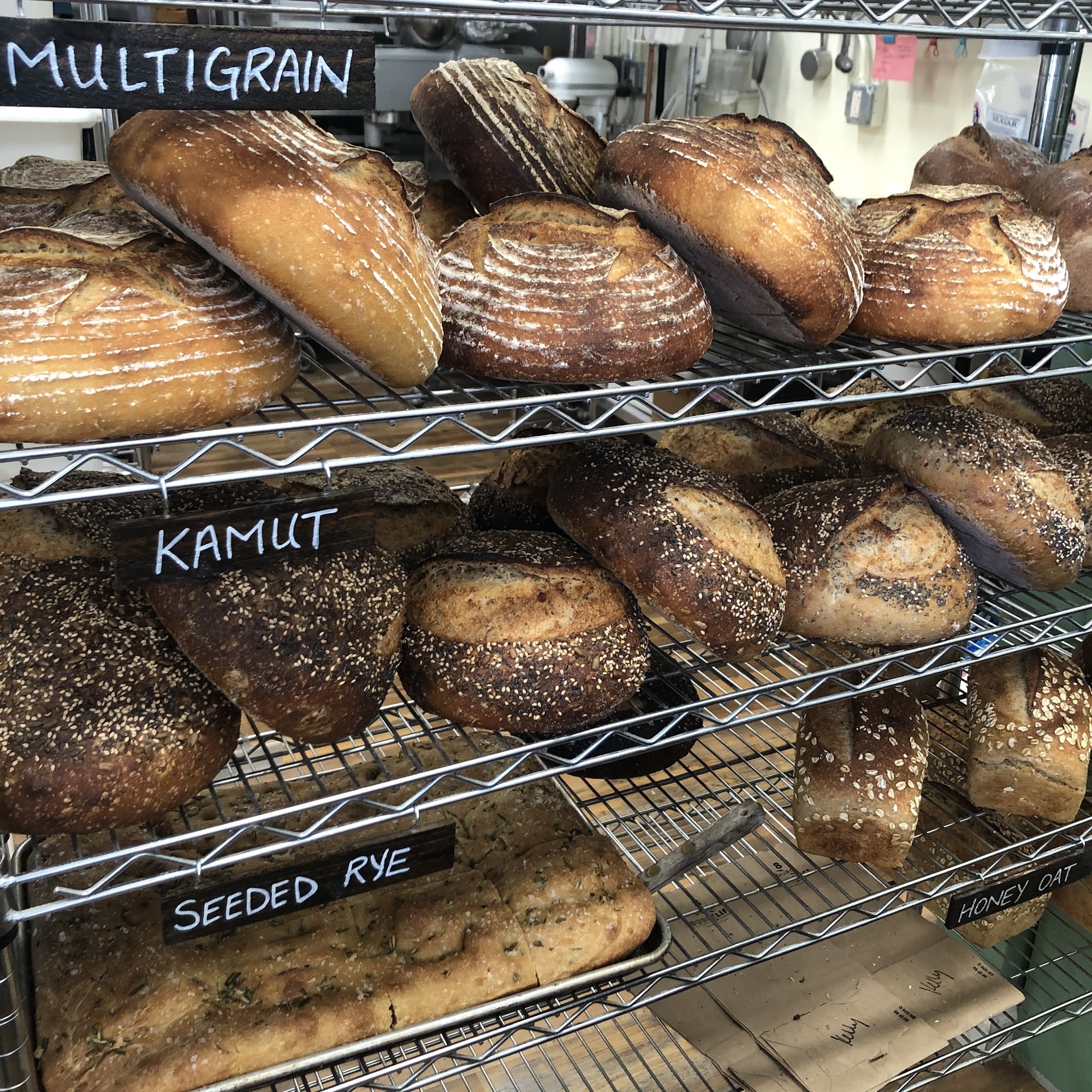 Sunflower Bakery Menu