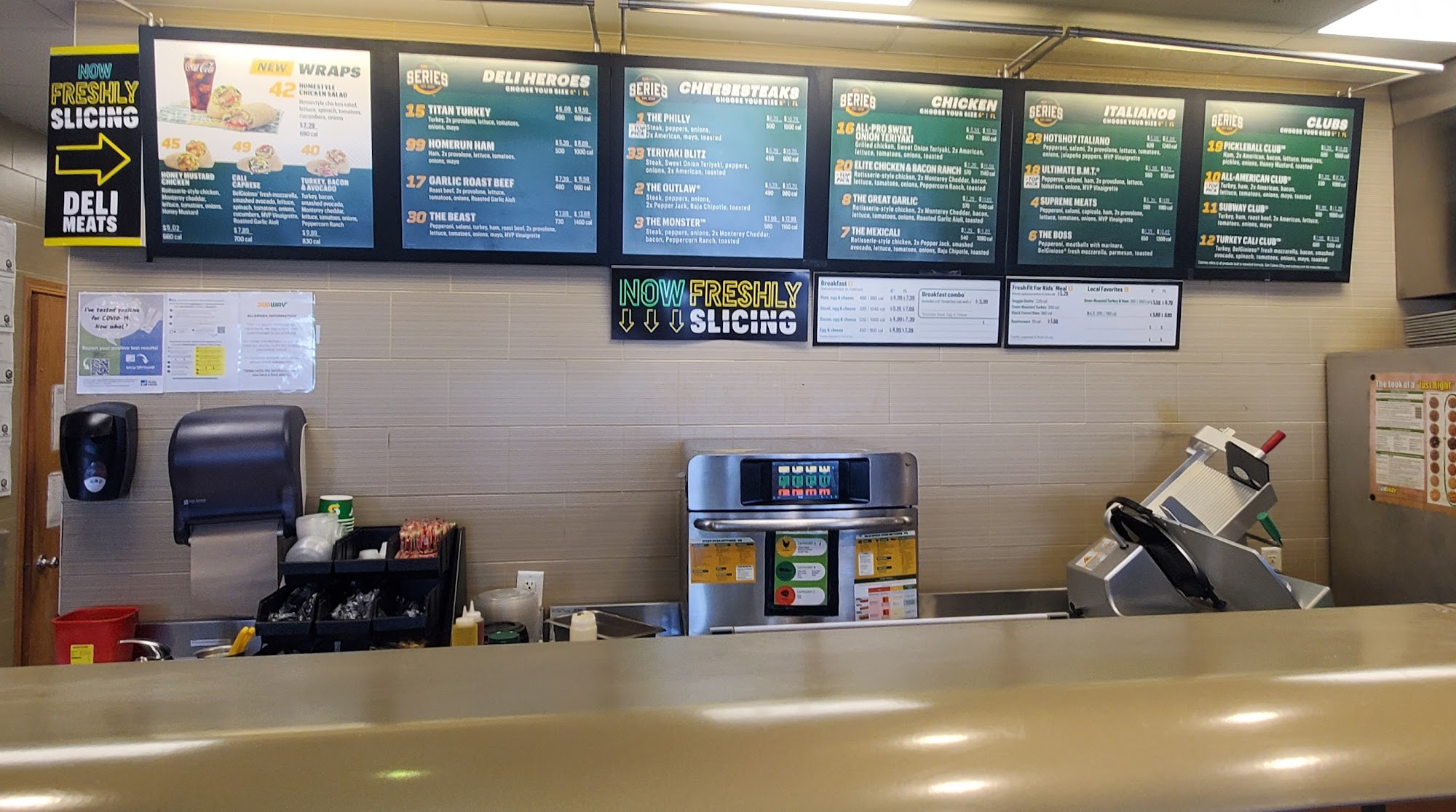 Subway Menu