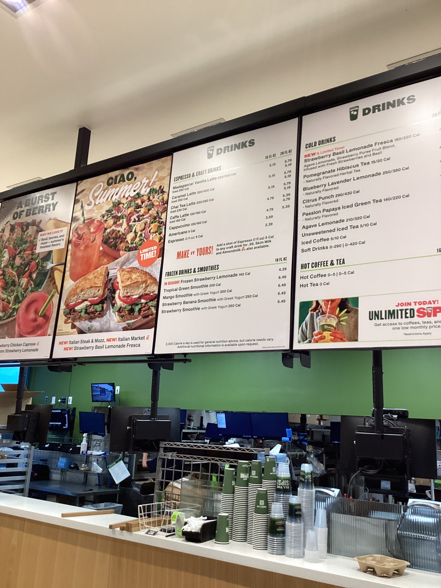 Panera Bread Menu
