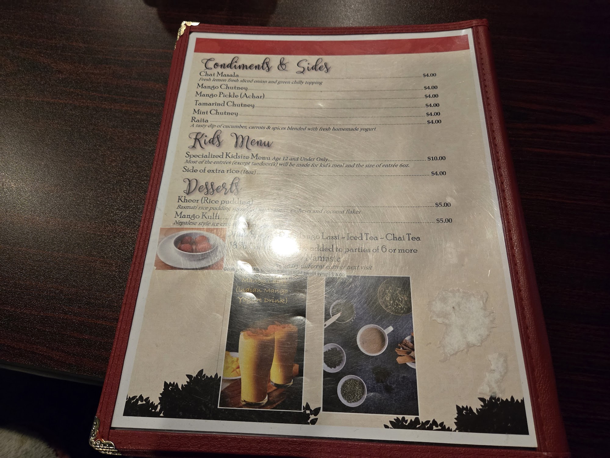 Himalayan Kitchen Menu