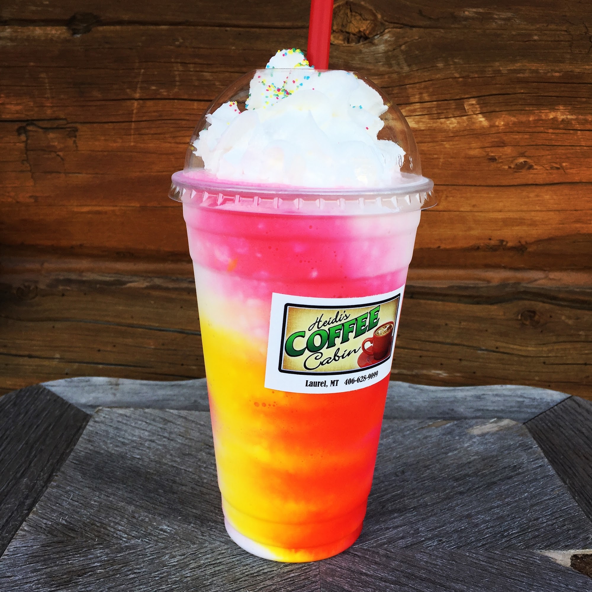 Heidi's Coffee Cabin Menu