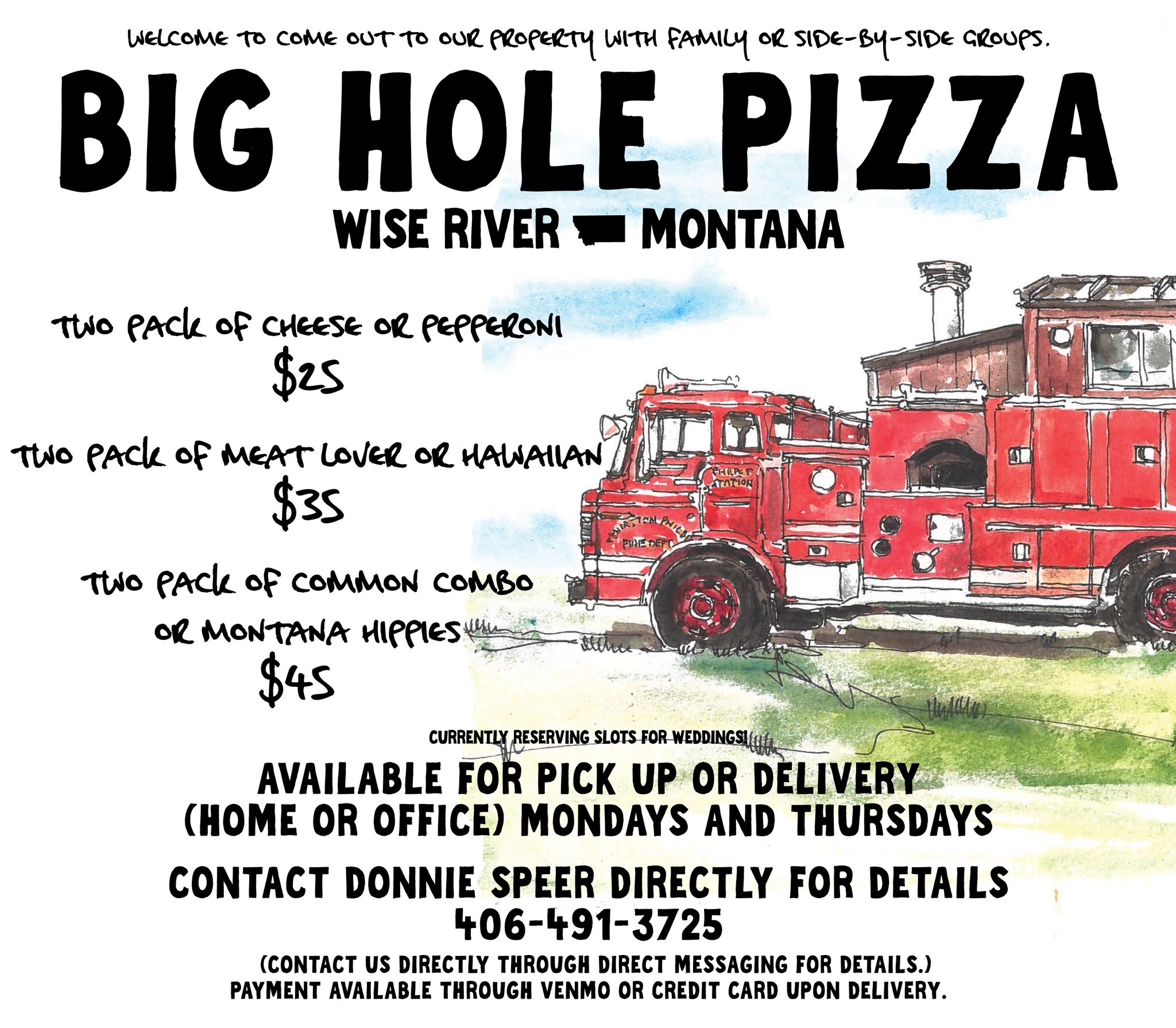 The Big He Pizza Company Menu