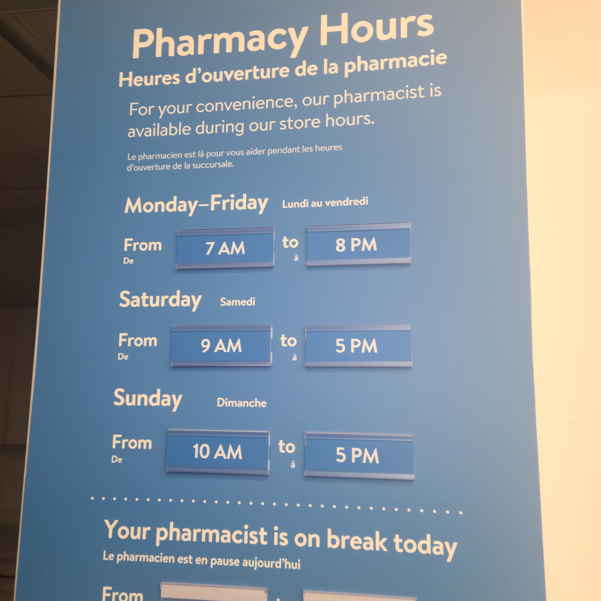 Walmart Pharmacy Dieppe