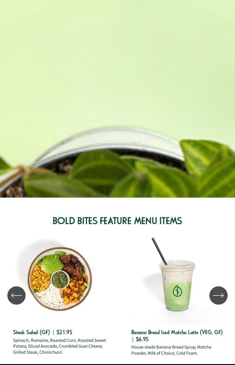 HARVEST Clean Eats (Moncton - Granite Drive) Menu