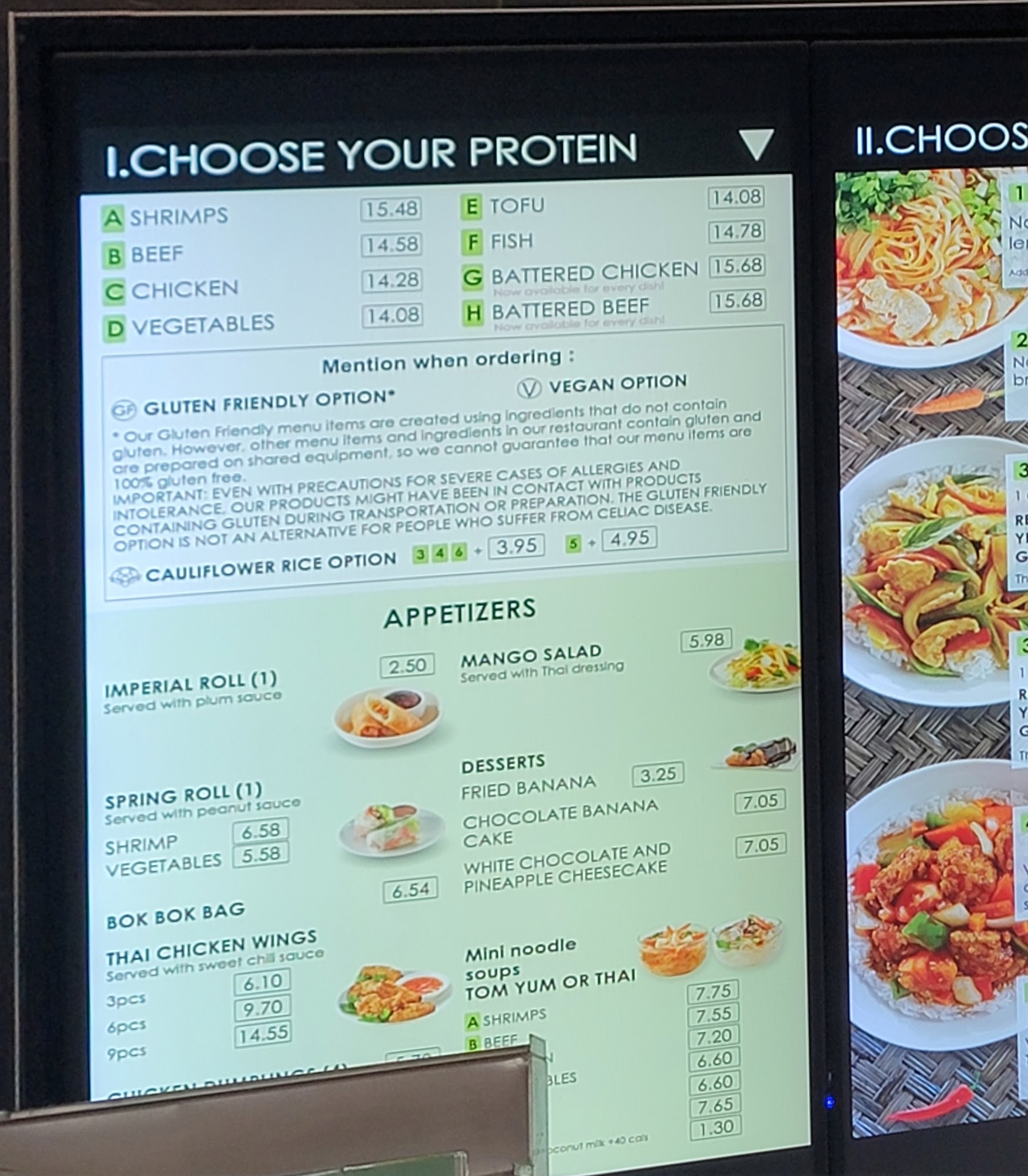 Thai Express Restaurant Saint John Menu