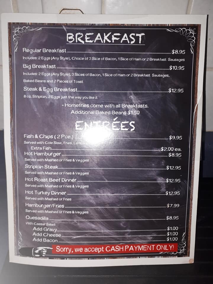 The Grove Lounge Menu
