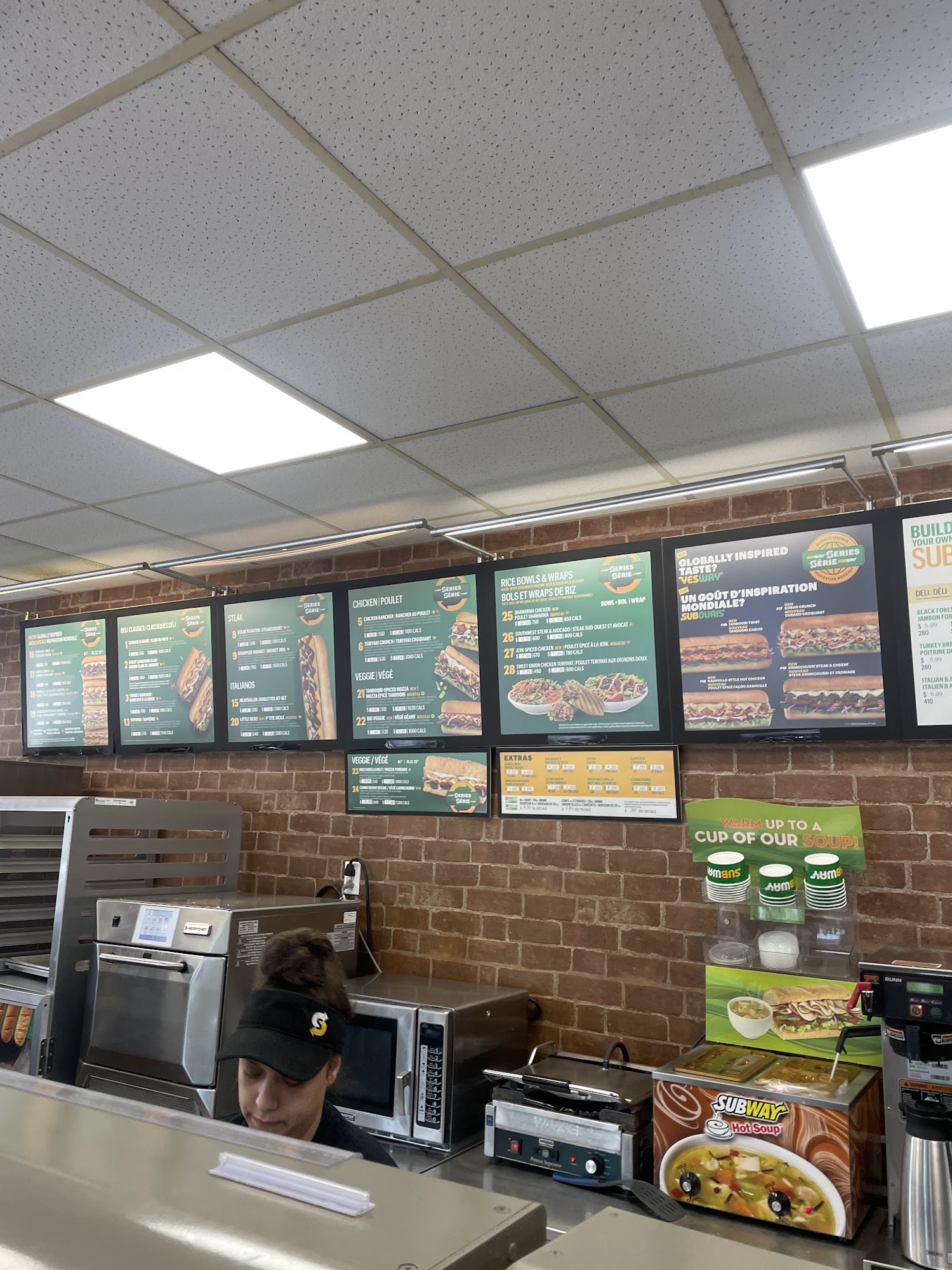 Subway Menu