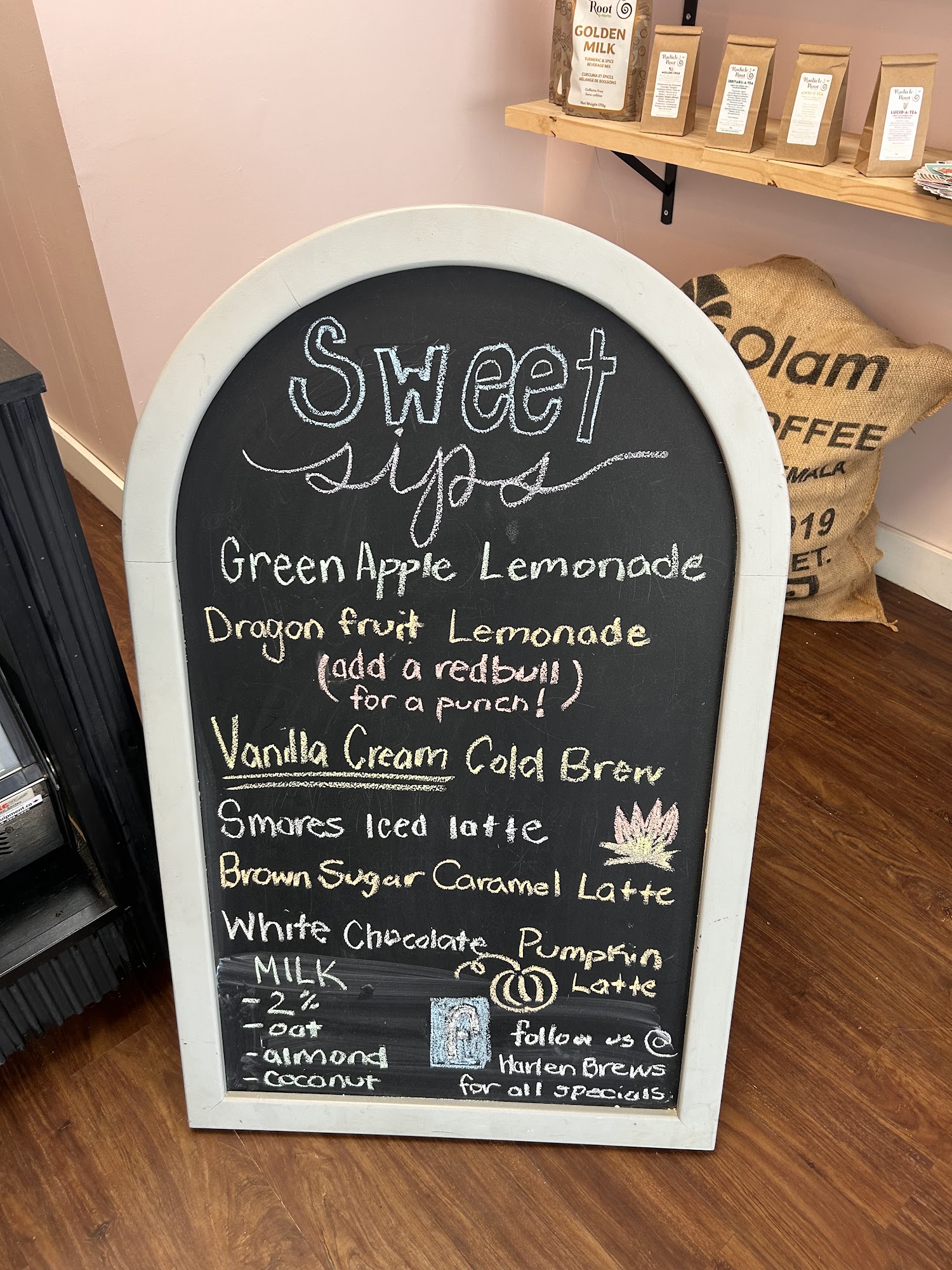Harlen Brews Menu
