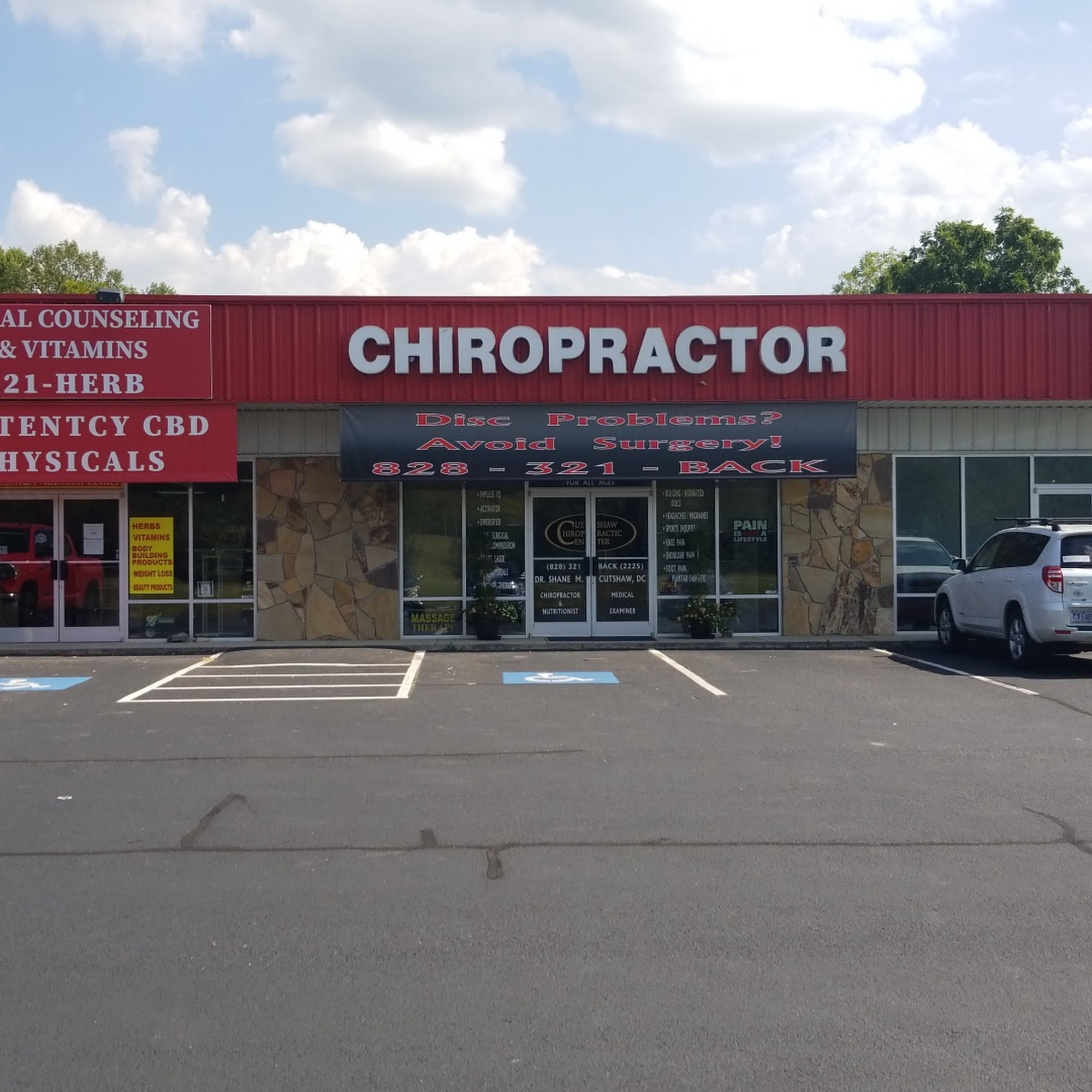 Cutshaw Chiropractic Center 13882 US-19, Andrews North Carolina 28901