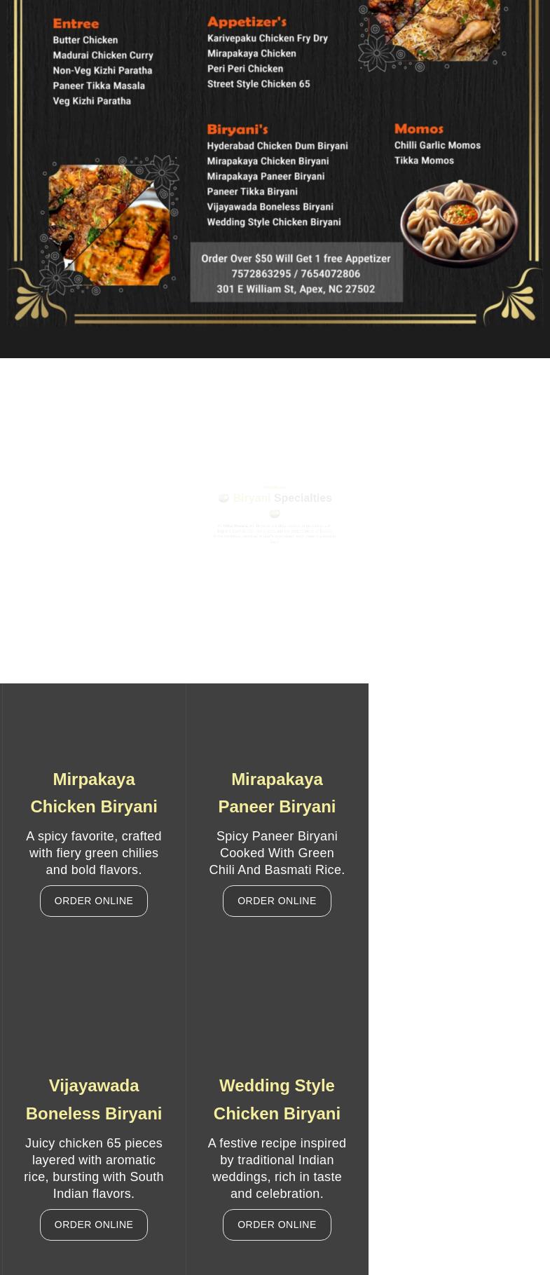 Tikka Masala Indian Grill Menu