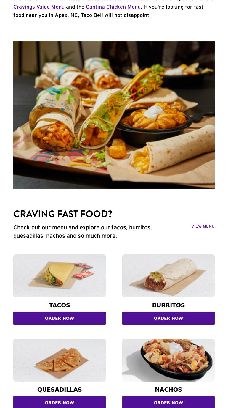 Taco Bell Menu