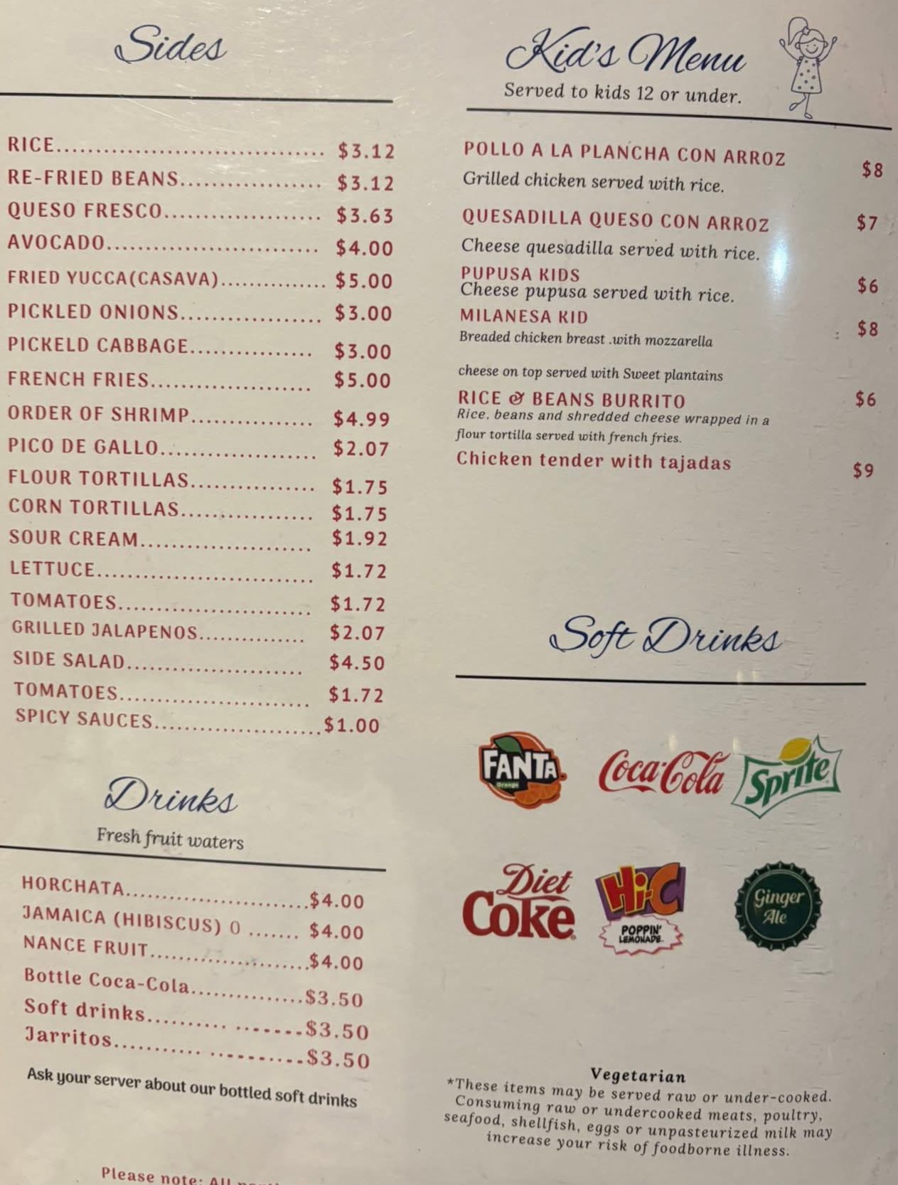 El aguila honduran kitchen Arden