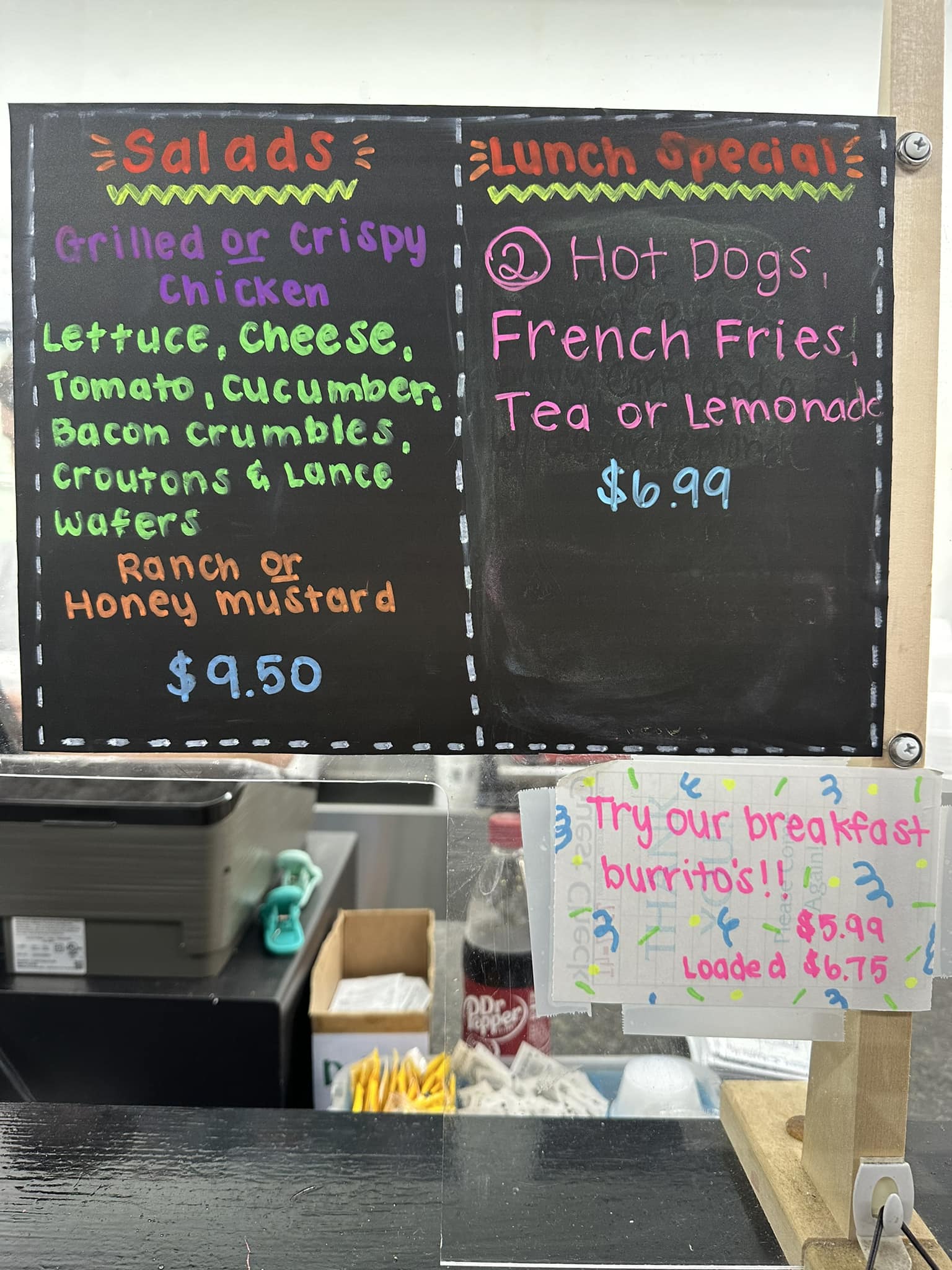 Diamond Dave's Grill Menu