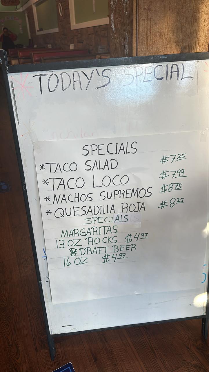 El Jarocho Menu