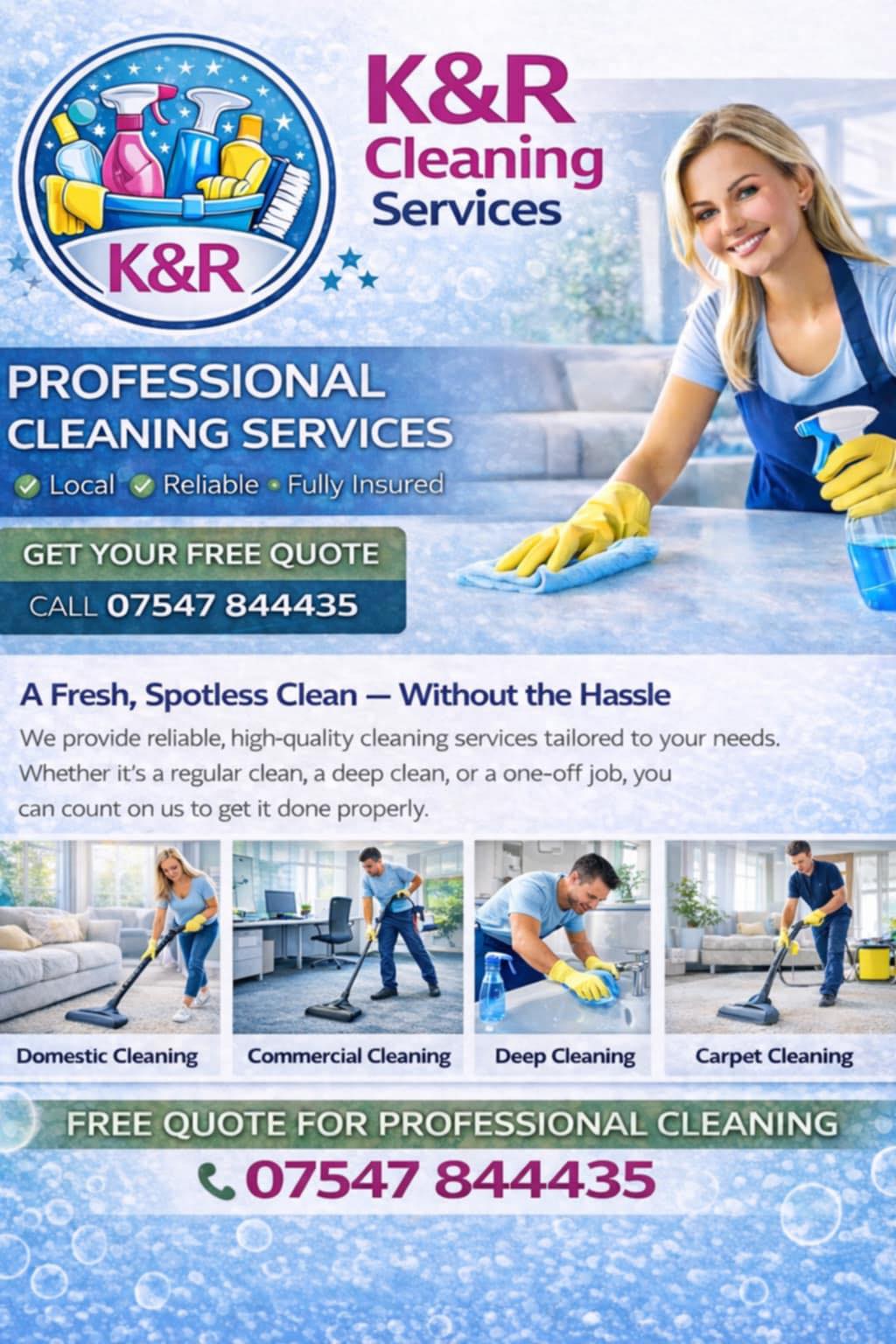 K and R House Cleaning Service 604 Virginia Ave, Burlington North Carolina 27217