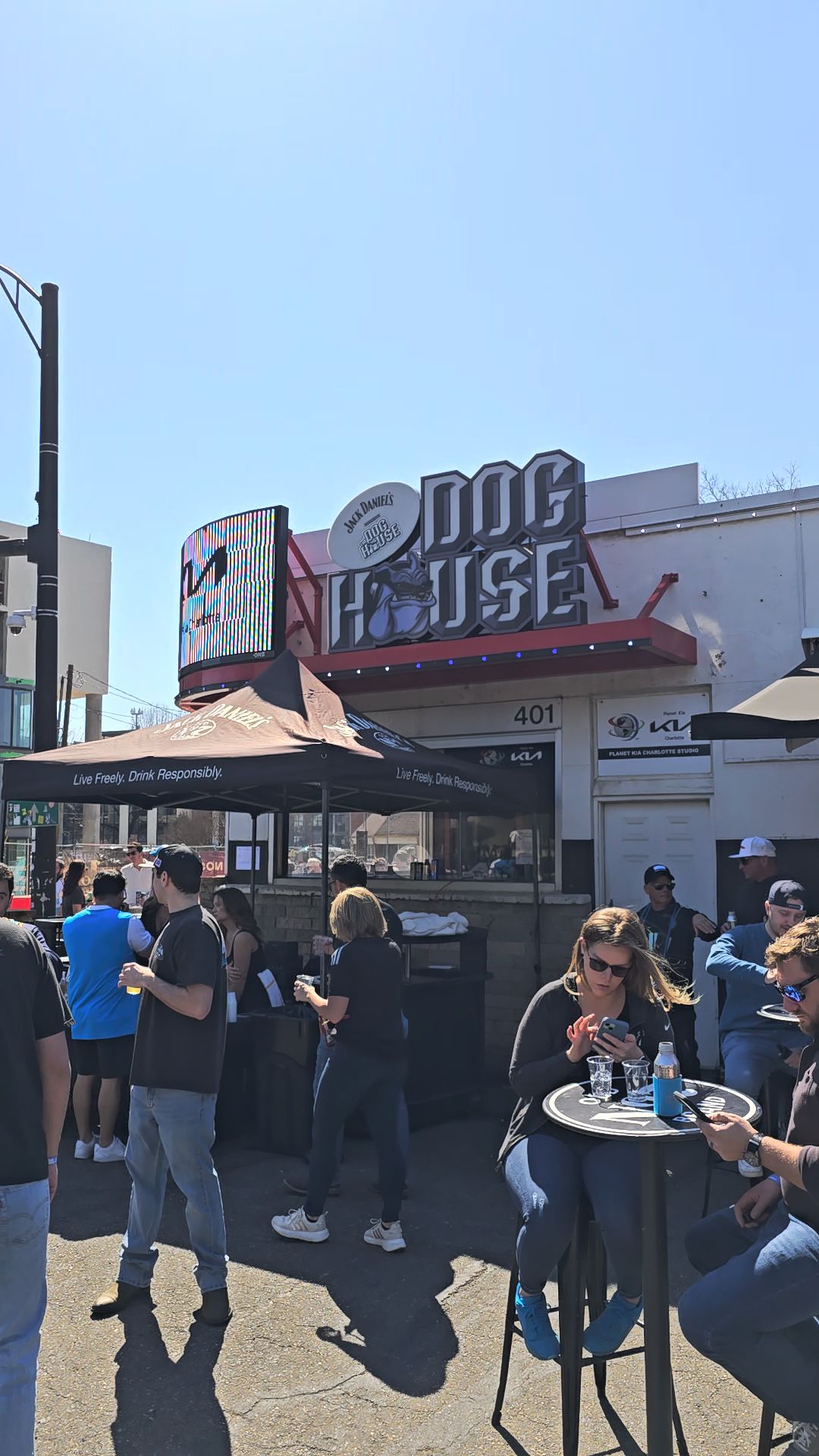 WFNZ Dog House powered by Jack Daniel's Menu