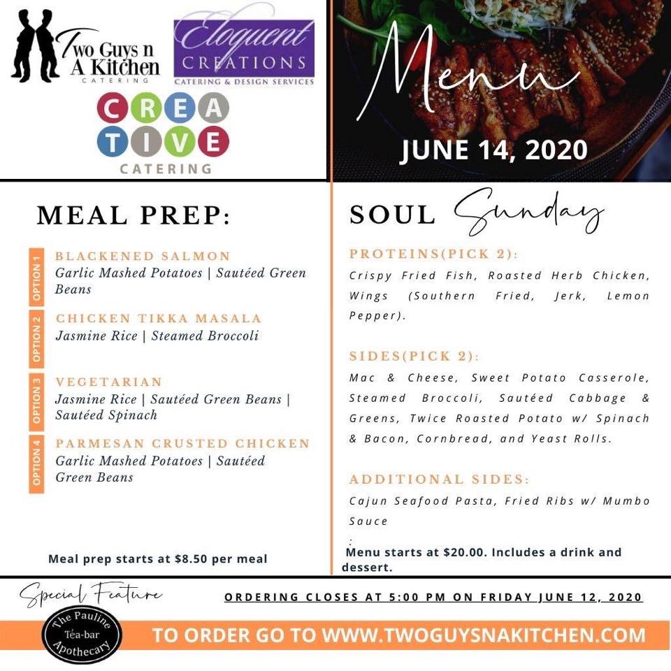 Eloquent Creations Catering Menu