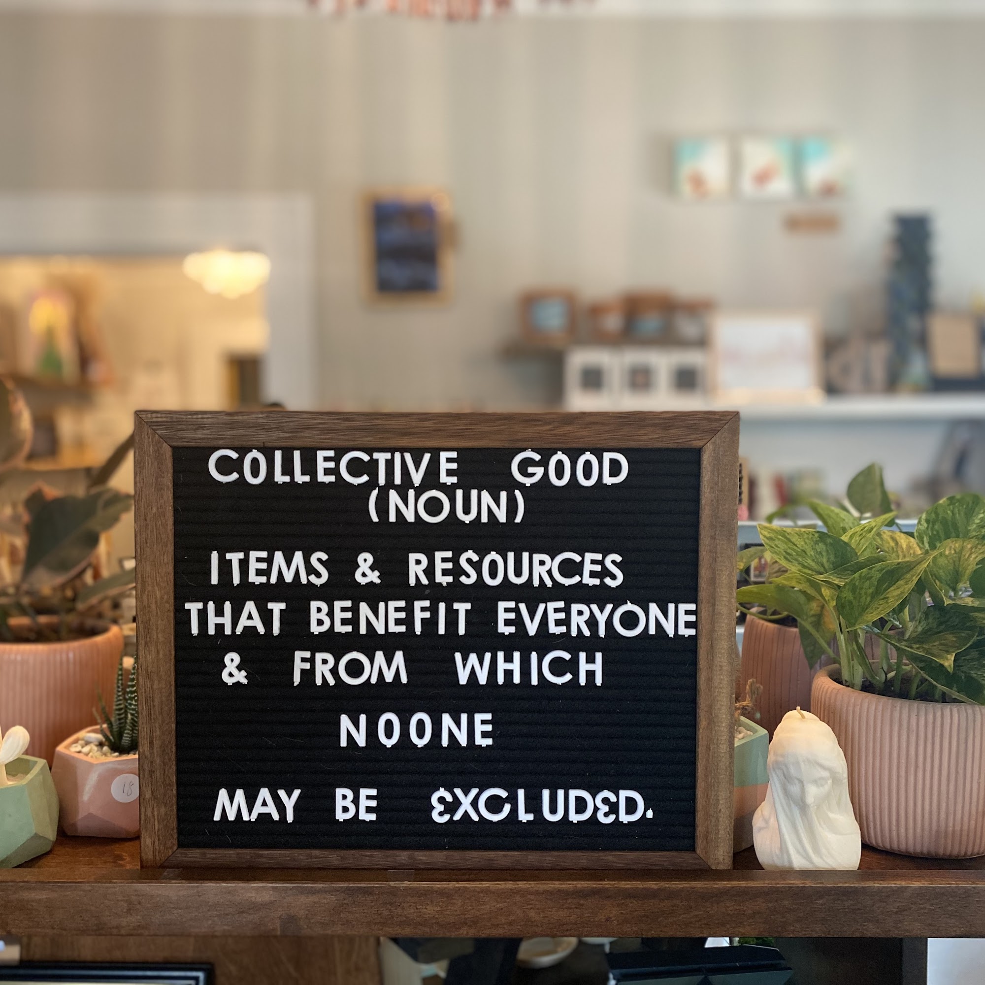 The Collective Good