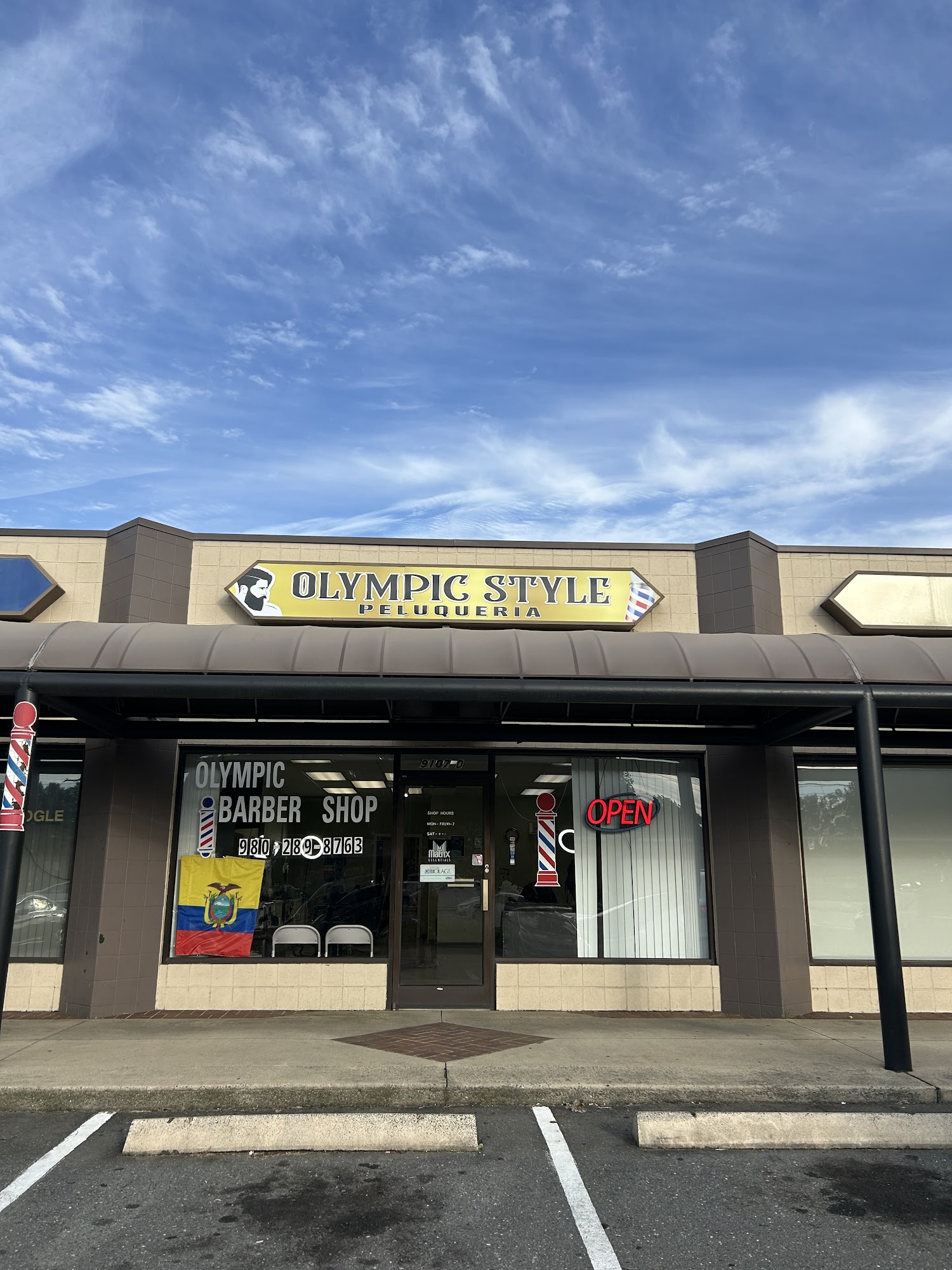 Olympic Barbershop 9107 S Tryon St SuiteD, Charlotte North Carolina 28273