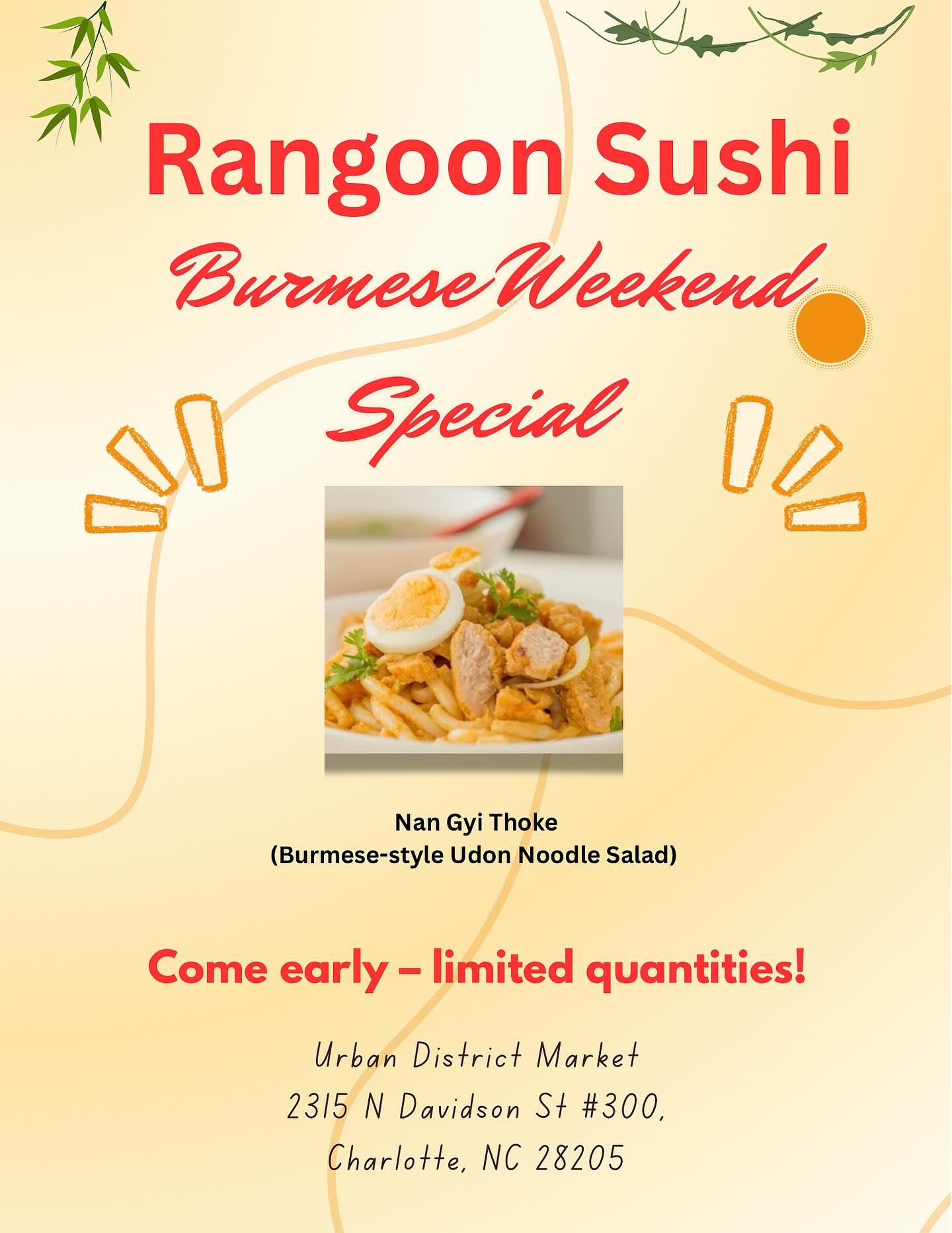 Rangoon Sushi Menu